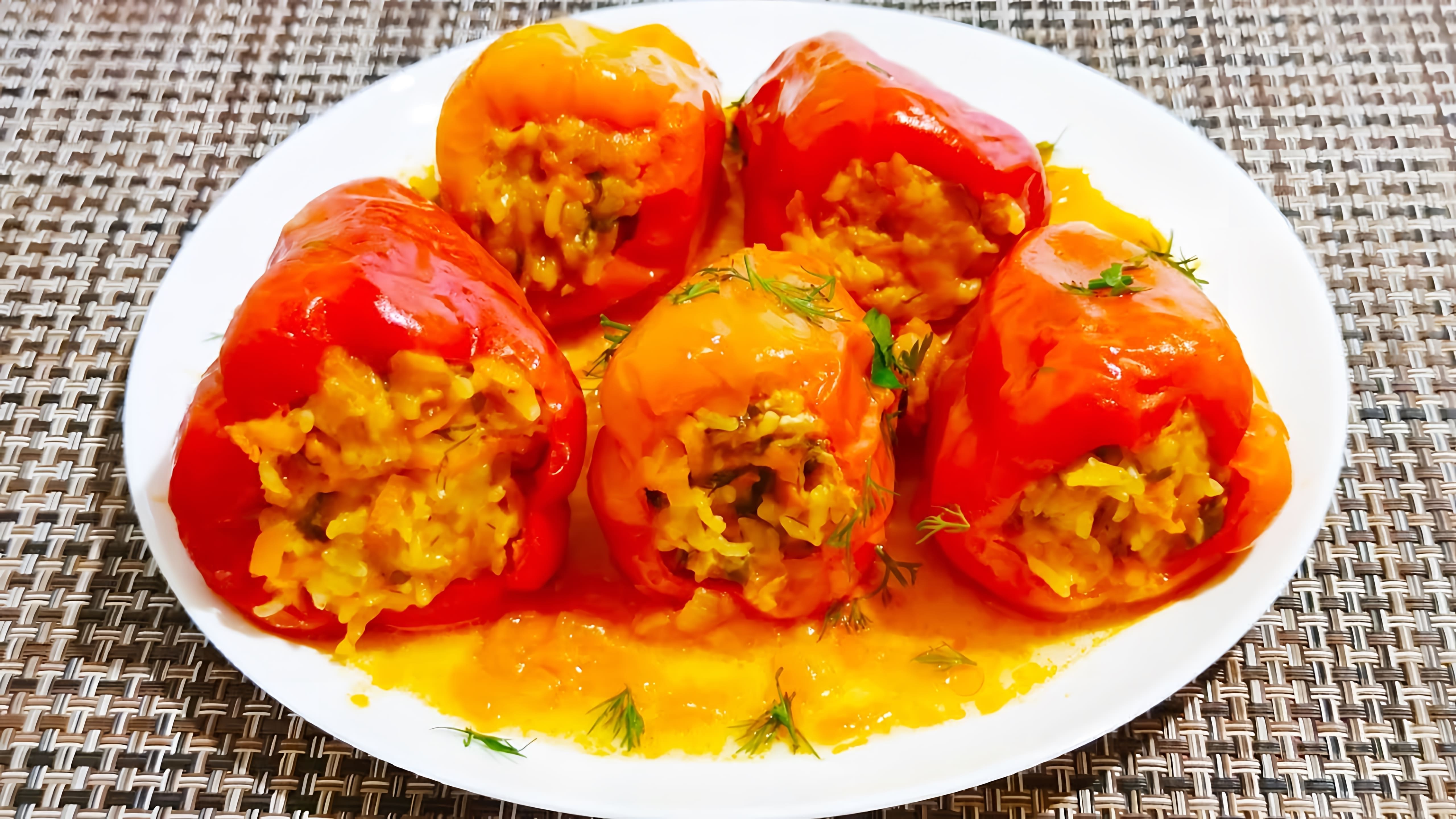 фаршированные перцы с куриным фаршем и рисом в томатном соусе. #фаршированные#перцы#с#рисом#в... 