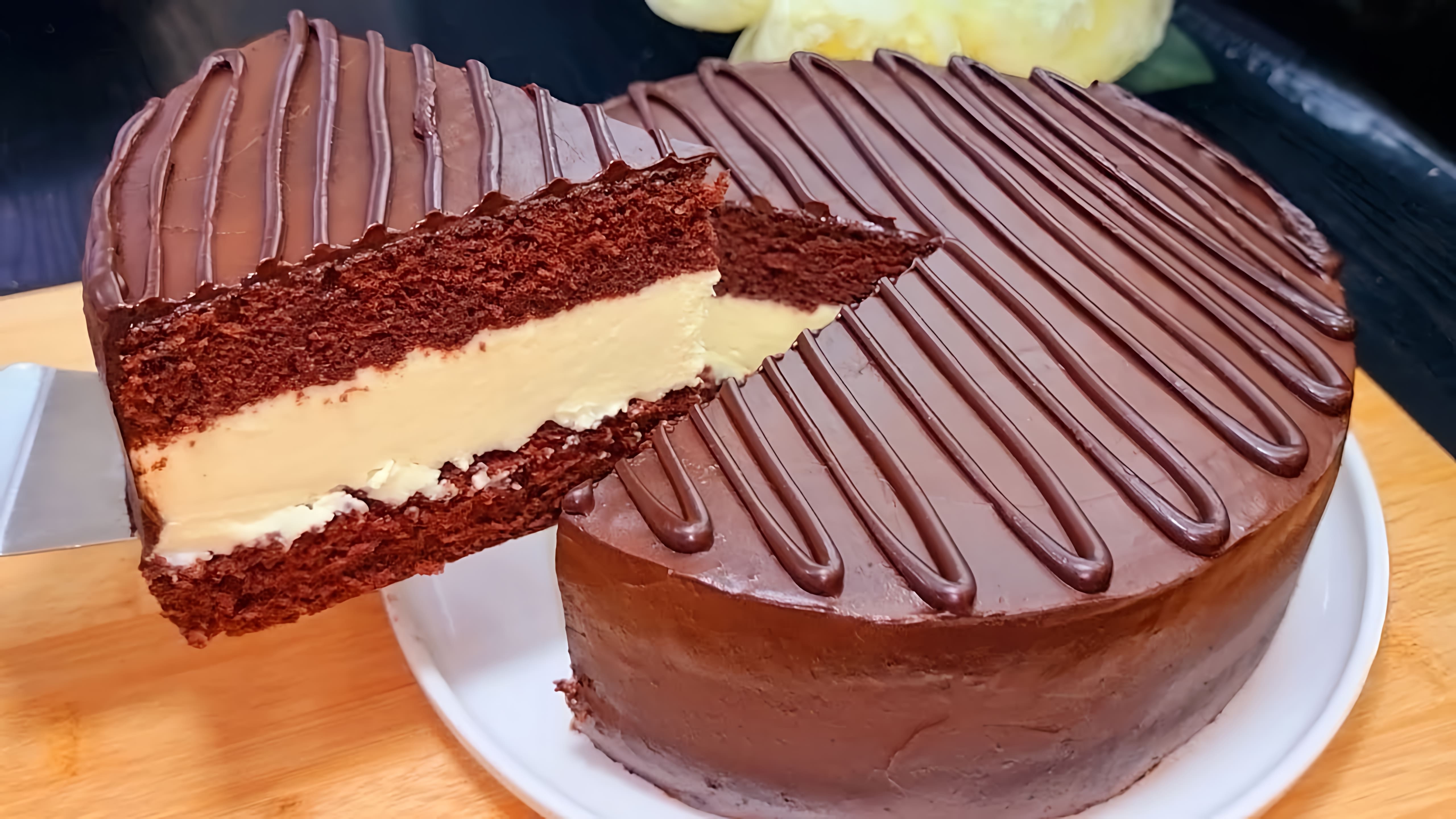 В этом видео-ролике будет представлен рецепт приготовления шоколадного торта, который по вкусовым качествам превосходит классический торт "Прага"