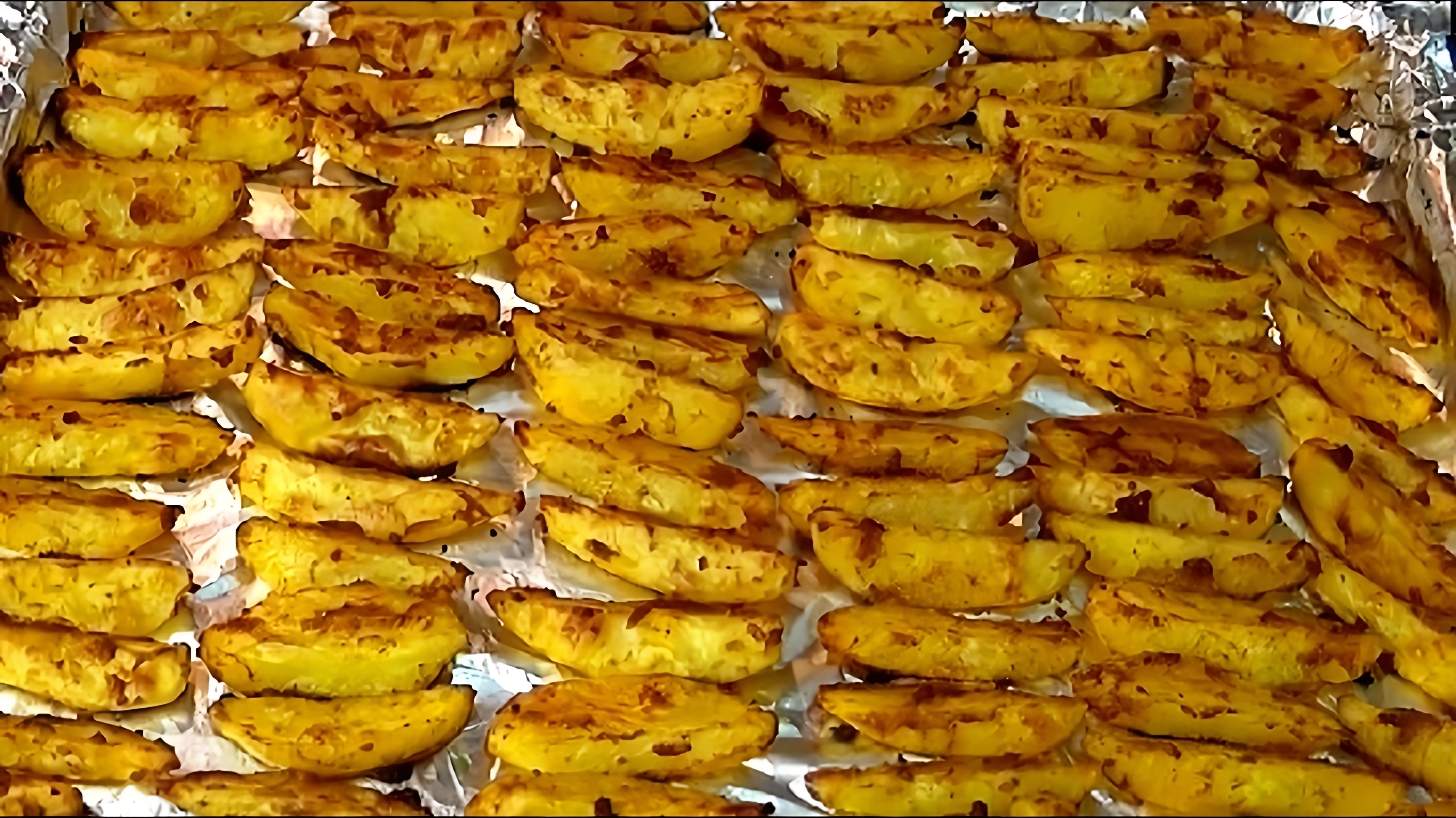 В этом видео-ролике будет показан особый способ приготовления картошки с хрустящей корочкой в духовке