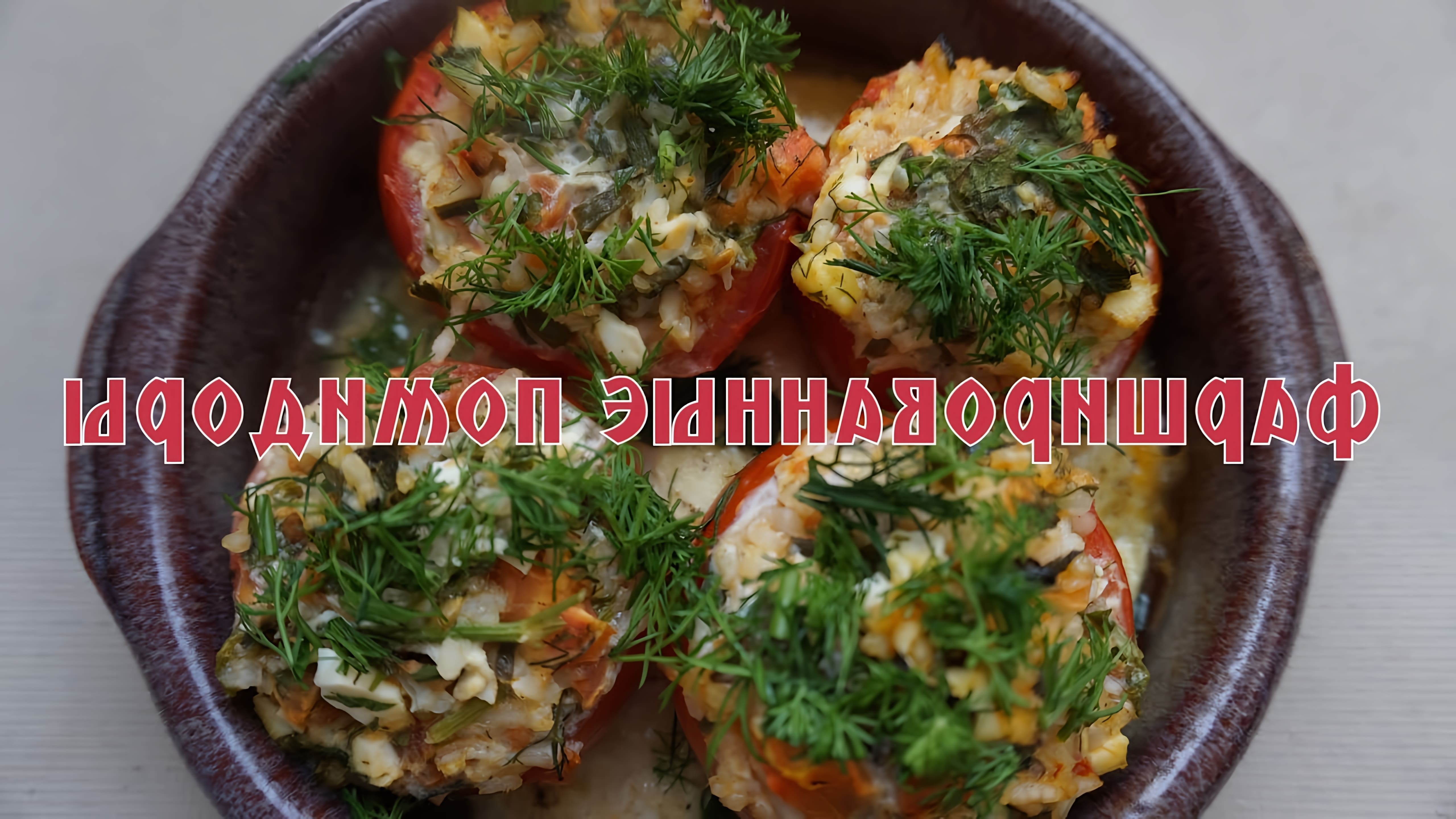 В этом видео-ролике вы увидите, как приготовить вкусные фаршированные помидоры