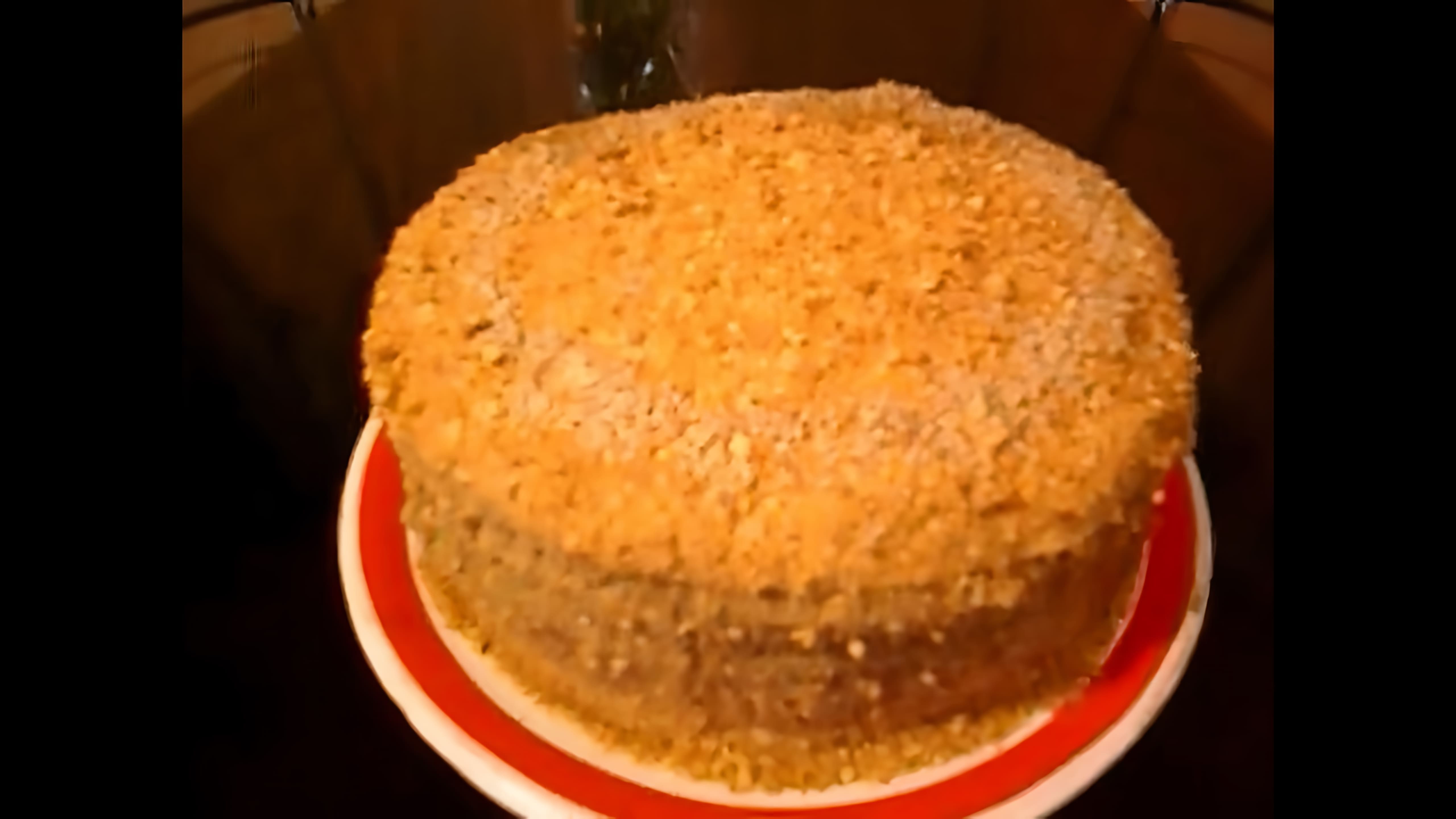 В этом видео демонстрируется рецепт приготовления торта из томатного сока