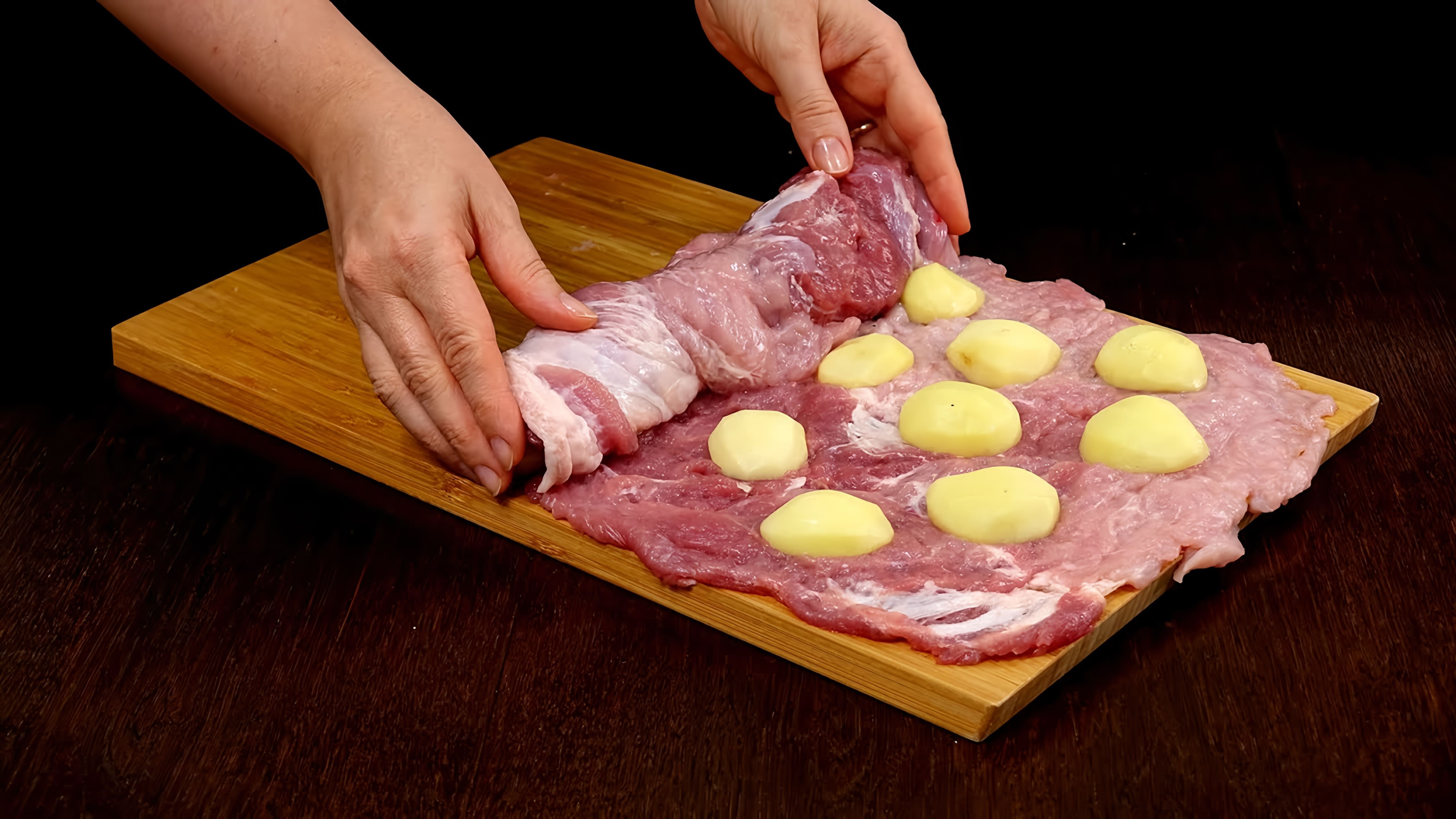 В этом видео показаны пять рецептов приготовления мяса с картошкой