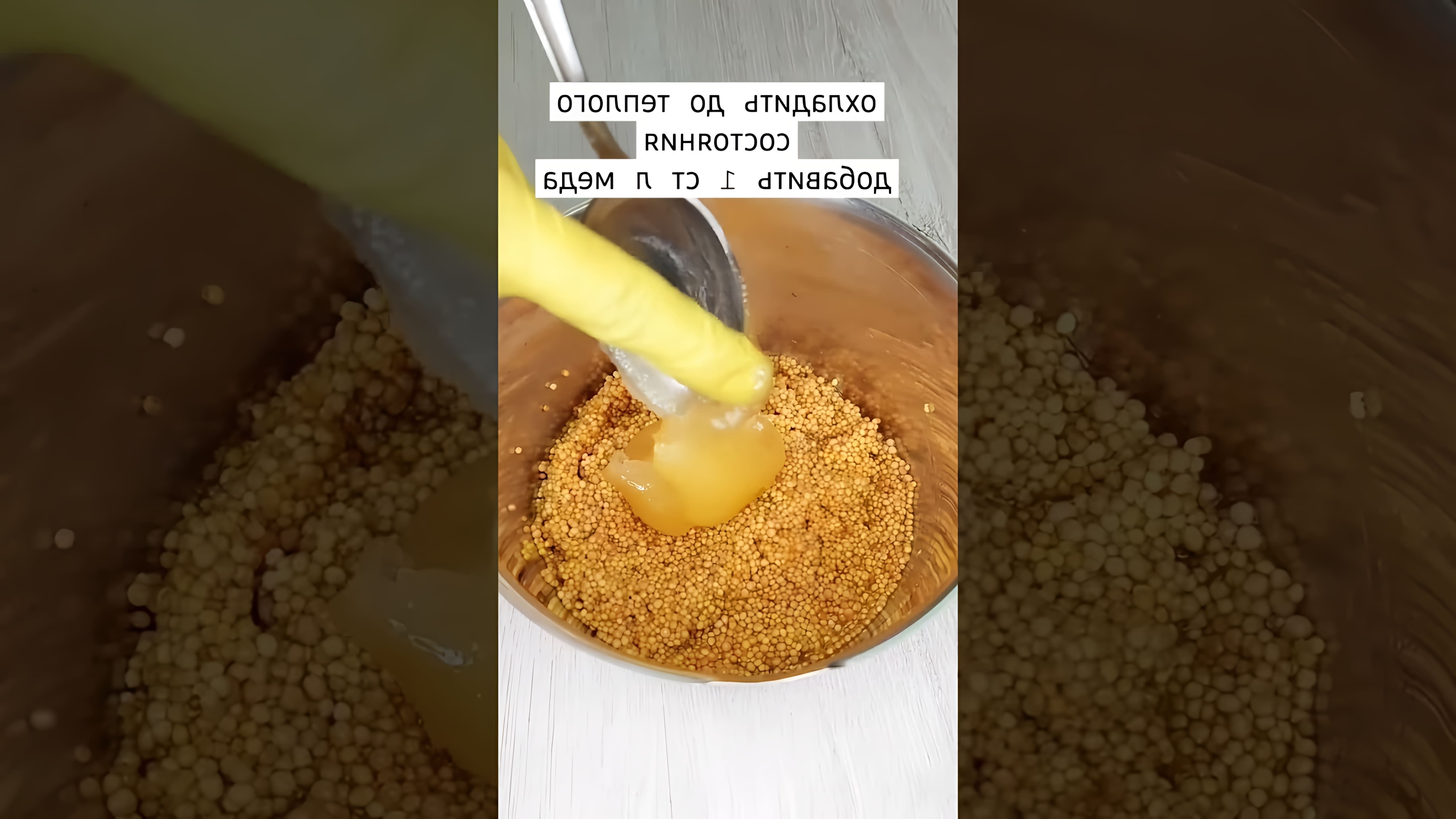В этом видео-ролике будет представлен рецепт домашней горчицы в зернах, который идеально подходит для приготовления мяса, рыбы и овощей