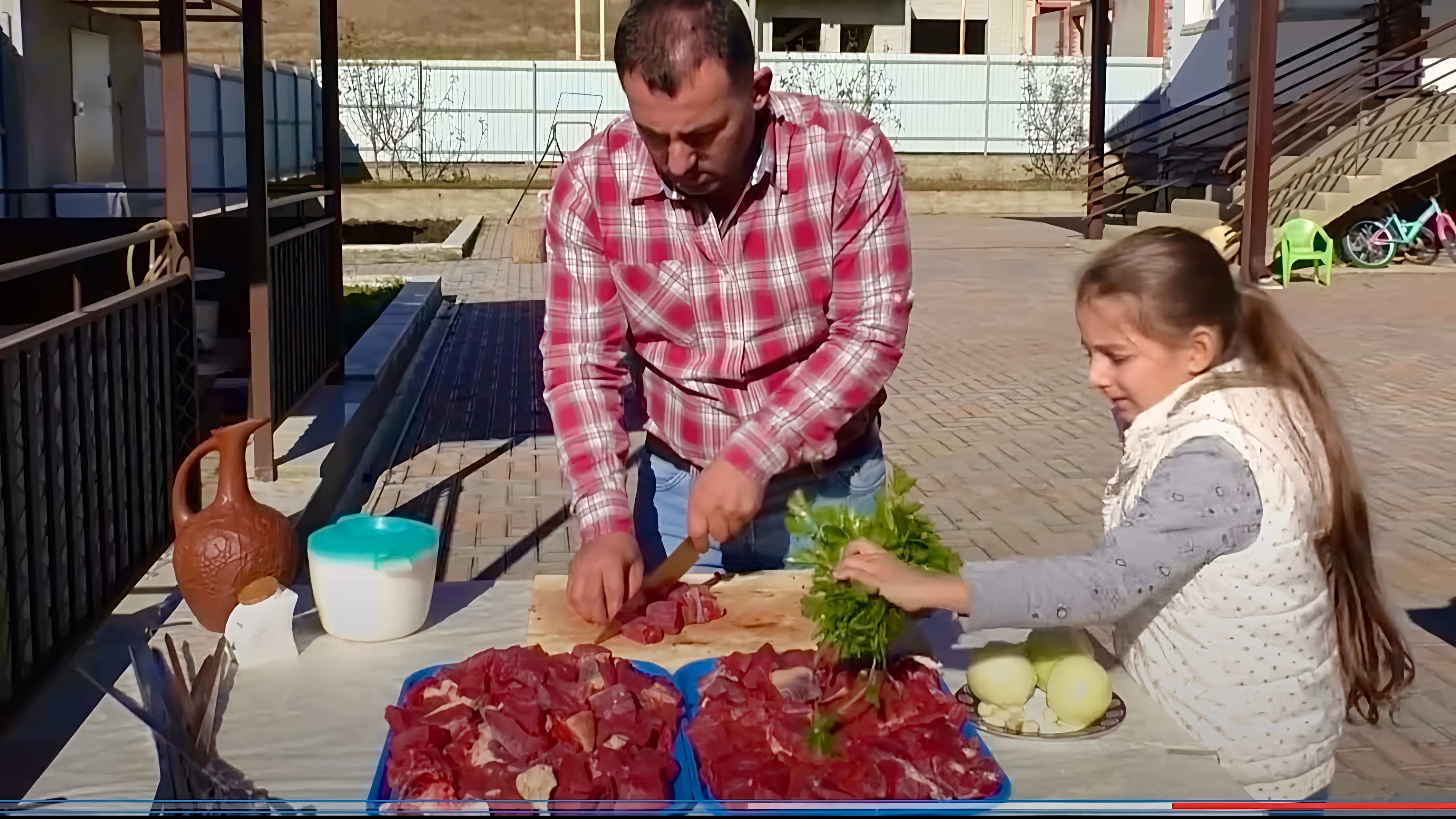 В этом видео-ролике вы увидите, как приготовить вкусный и сочный люля-кебаб из говядины по-кавказски