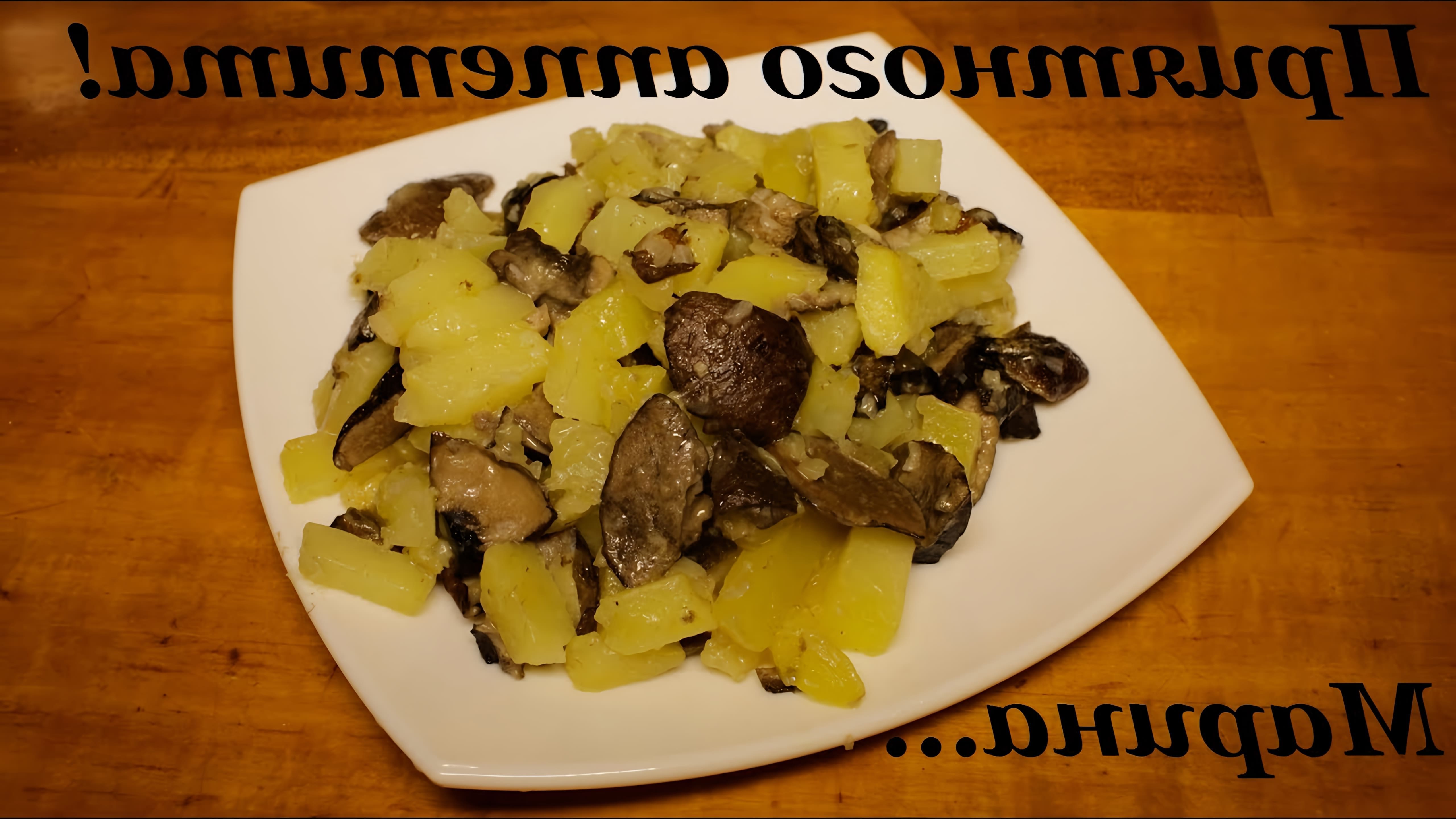 В этом видео Марина Петрушенко показывает, как приготовить жареную картошку с лесными грибами в мультиварке