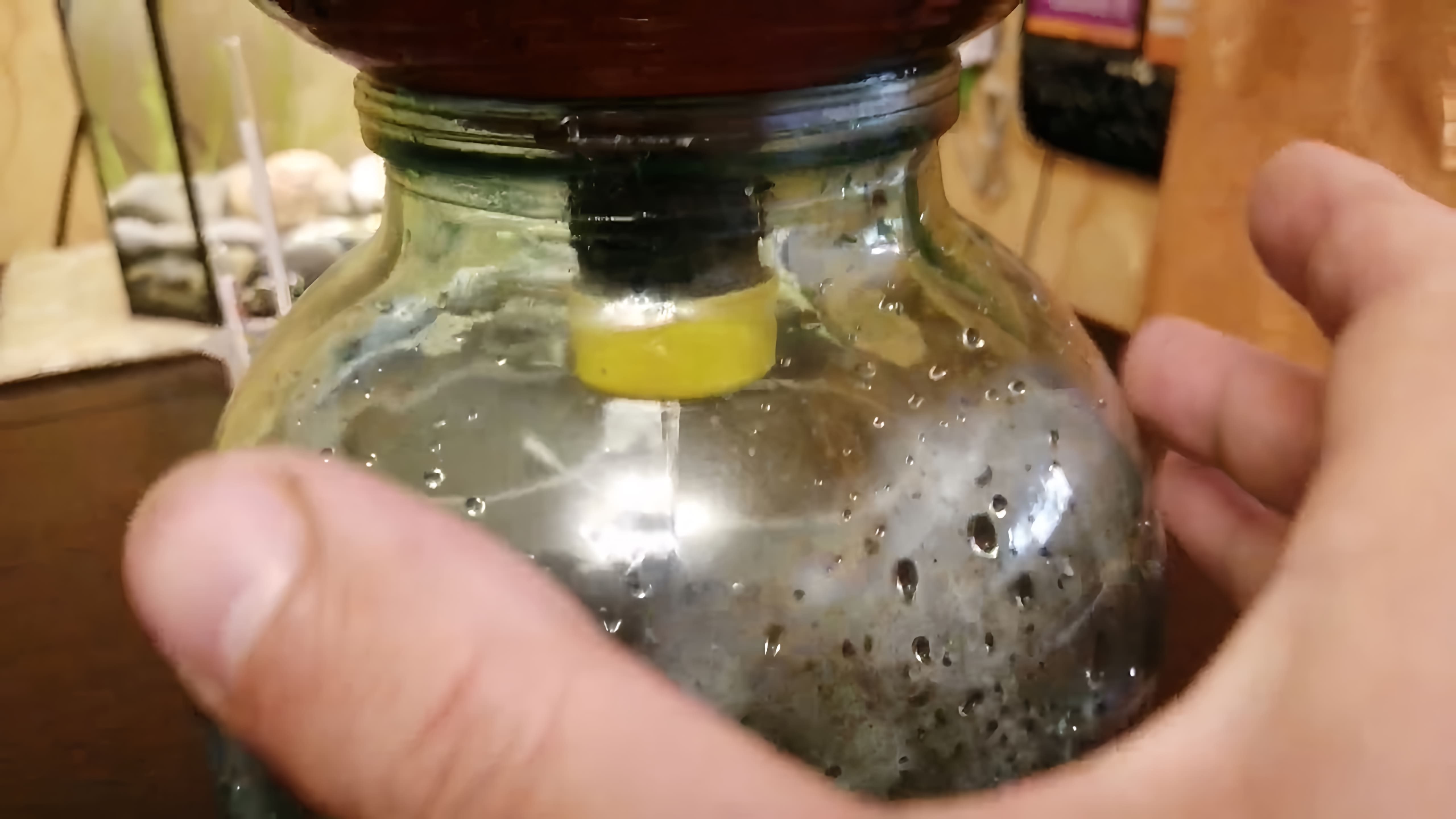 В данном видео демонстрируется процесс приготовления настойки самогона на миндале