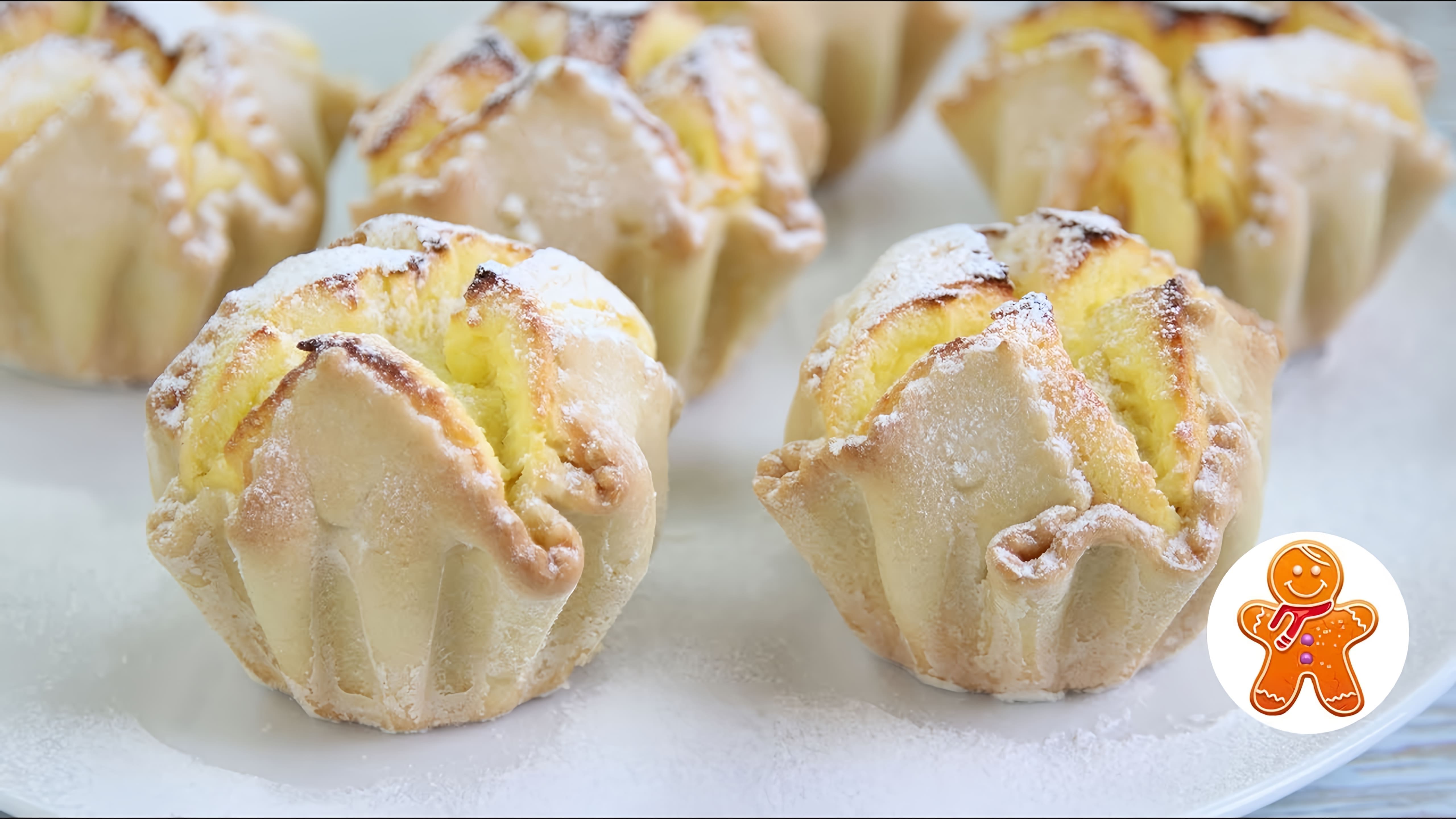 В этом видео демонстрируется рецепт итальянских творожных пирожных софиони