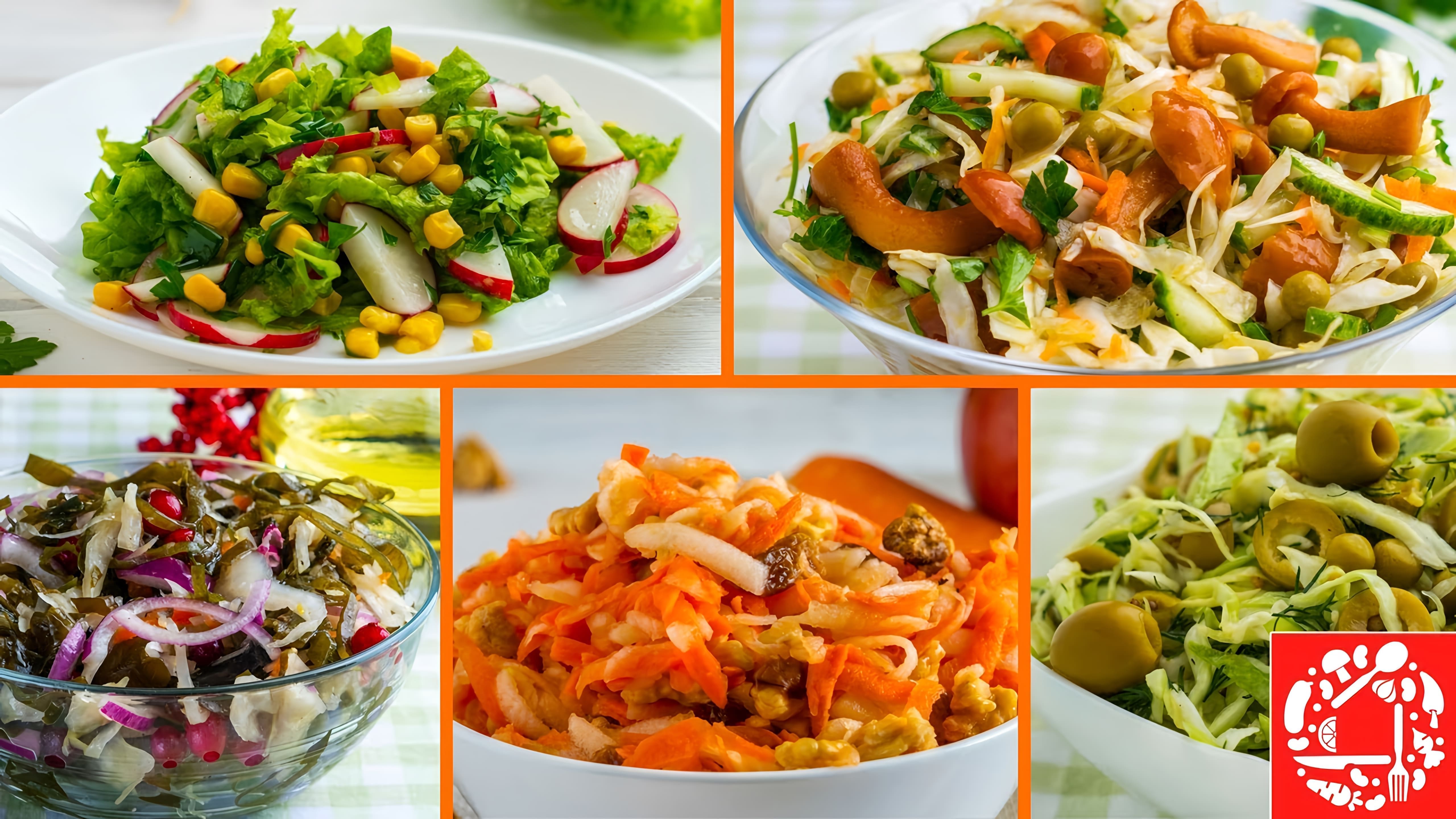 В этом видео я покажу 5 вкусных постных салатов без майонеза, которые можно приготовить в постные дни как на каждый... 