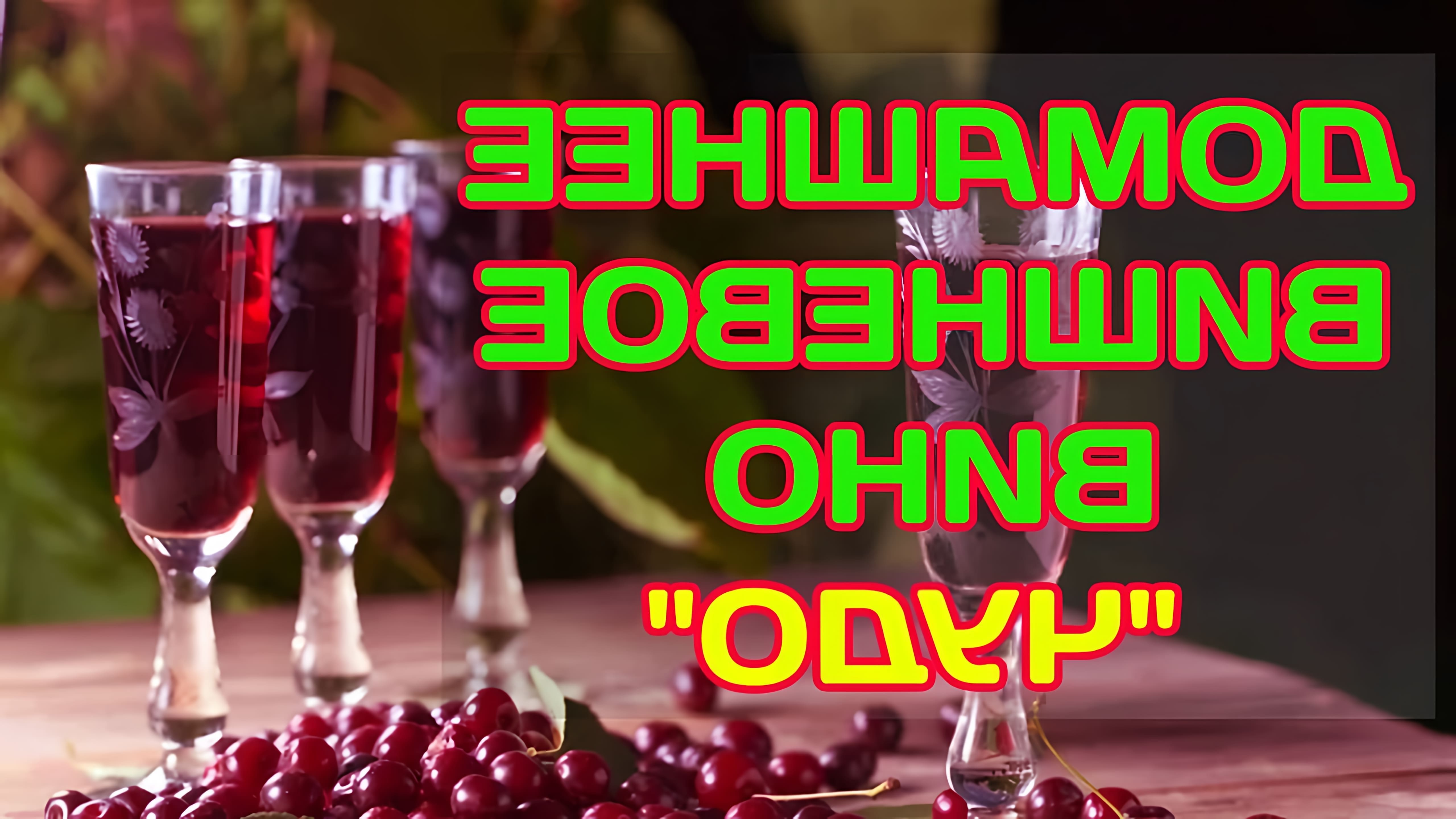 В данном видео демонстрируется процесс приготовления домашнего вишневого вина