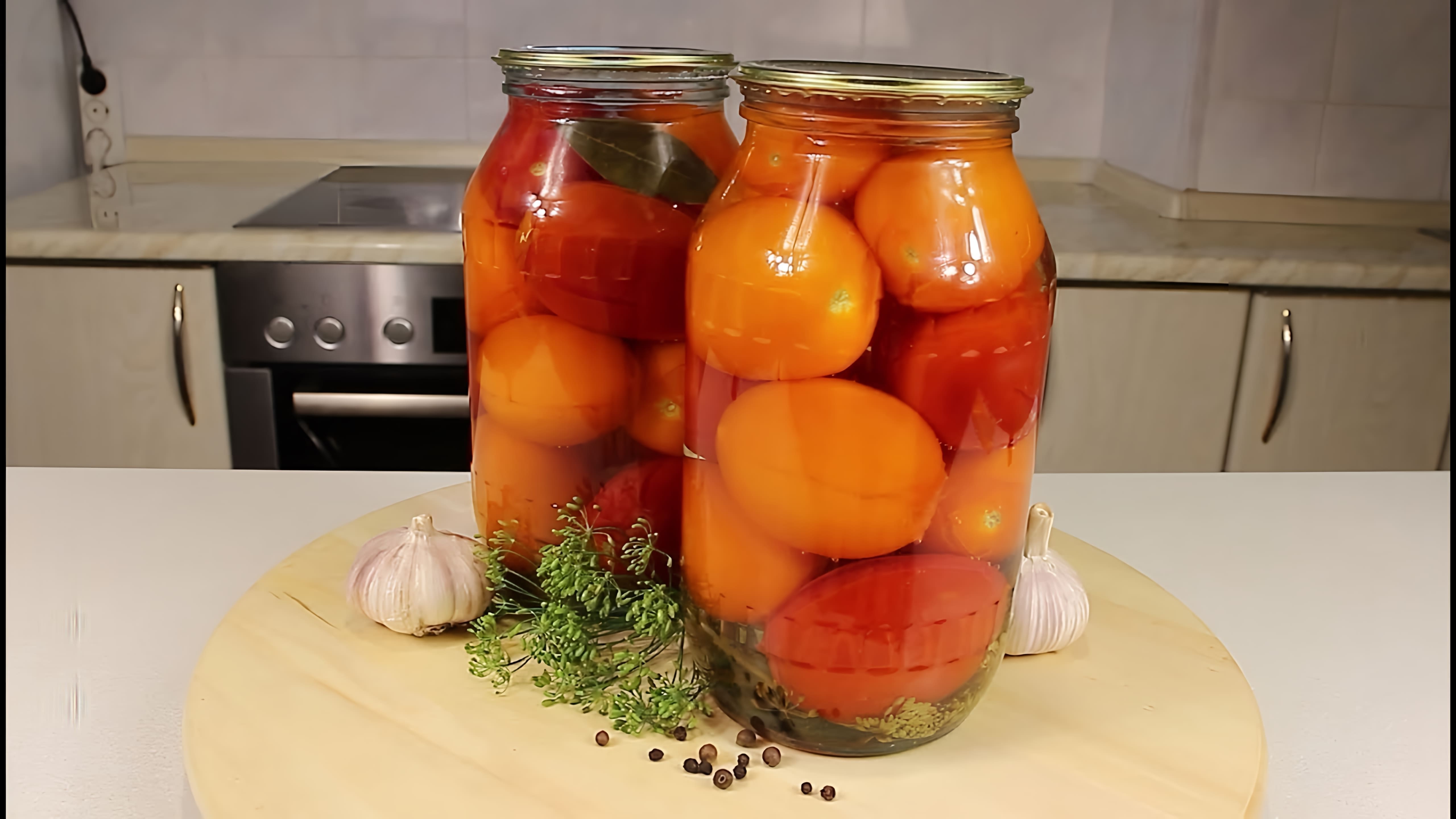 Этот рецепт маринованных помидоров мой любимый! Помидоры получаются умеренными во вкусе: слишком яркого вкуса... 