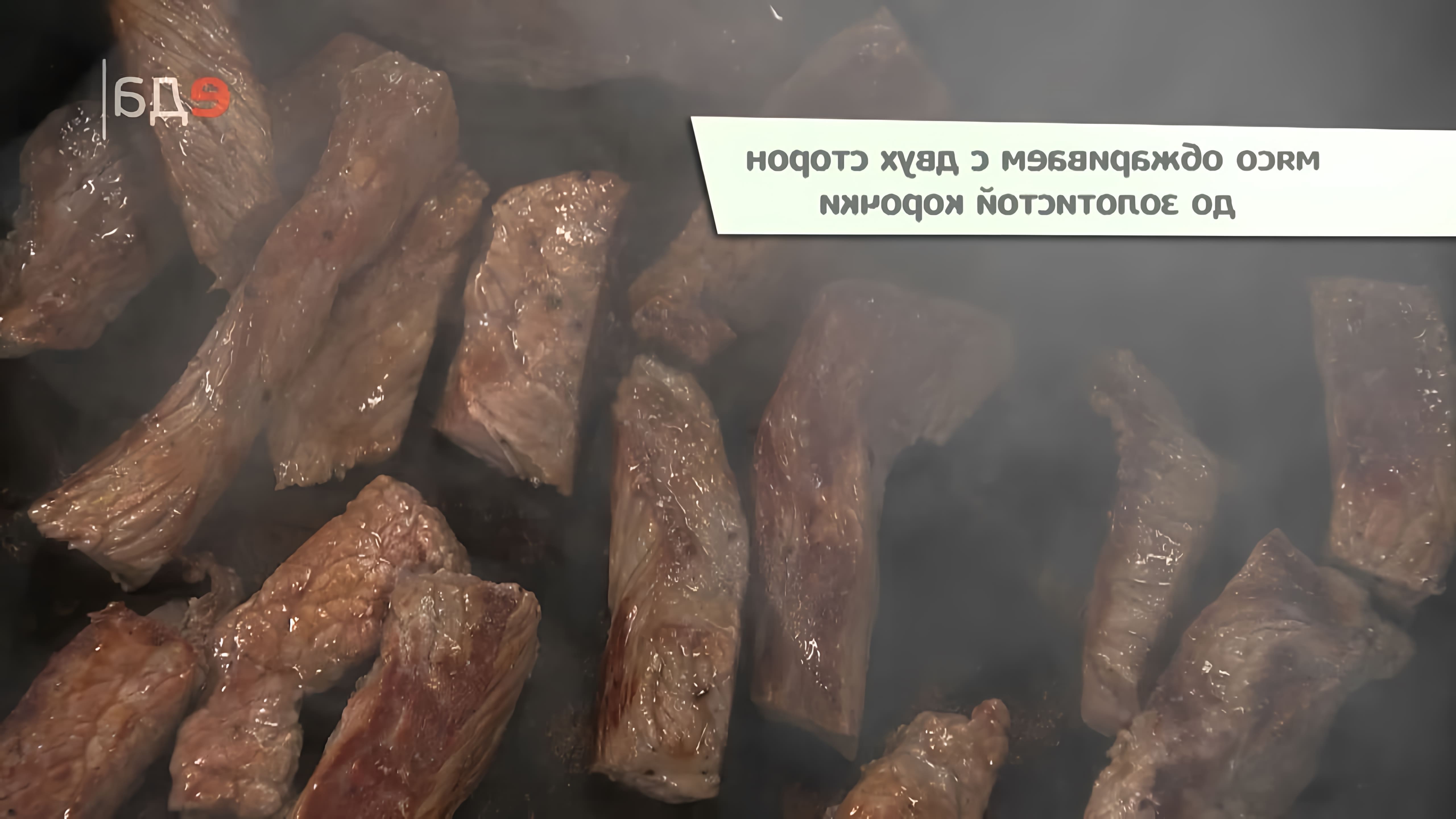 В этом видео демонстрируется процесс приготовления харчо по-мегрельски, одного из вариантов грузинского блюда