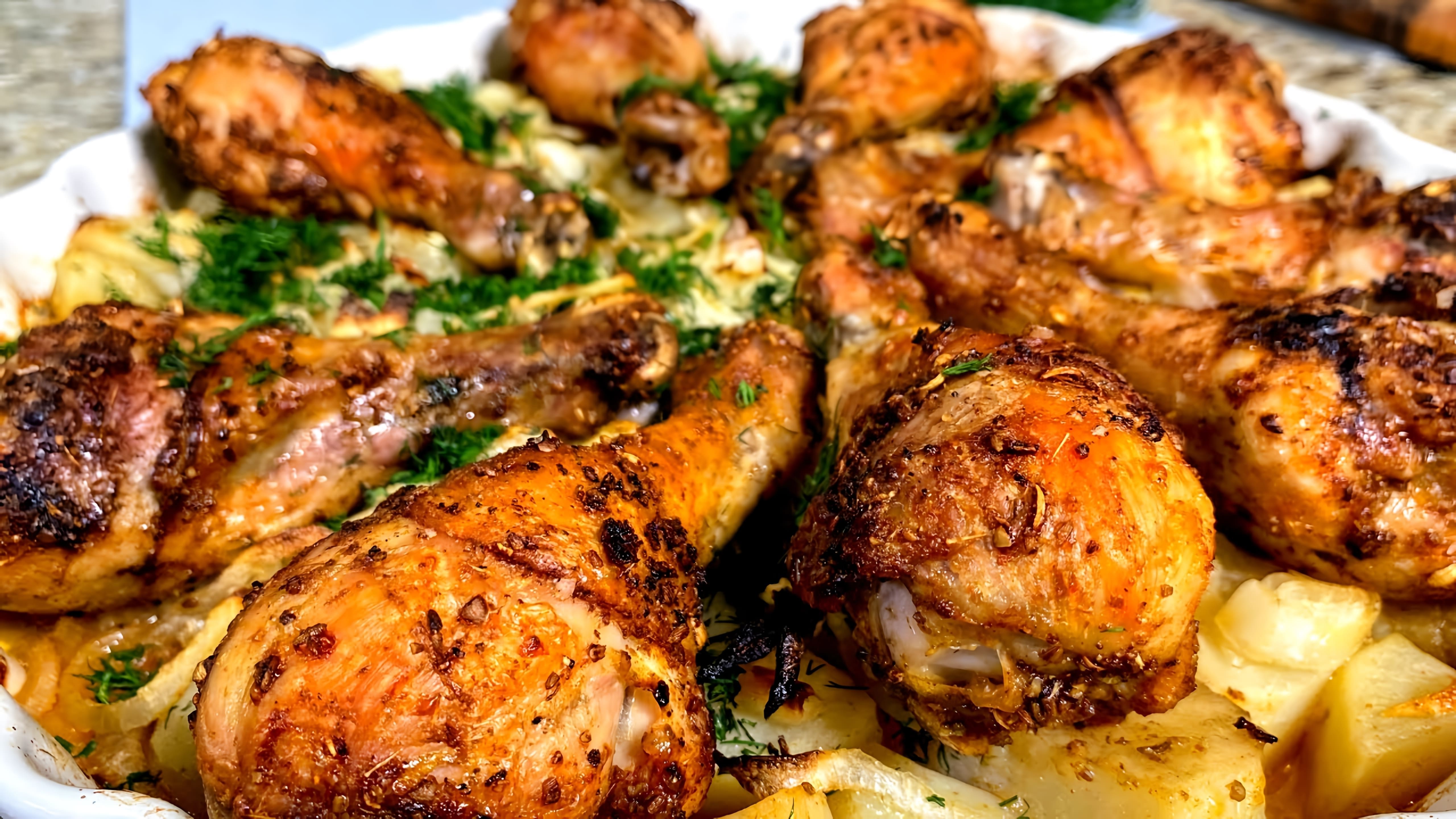 Готовлю вкусный ужин: Курица с картошкой в духовке. Такой курицы всегда мало, весь секрет в специях. Сегодня я... 