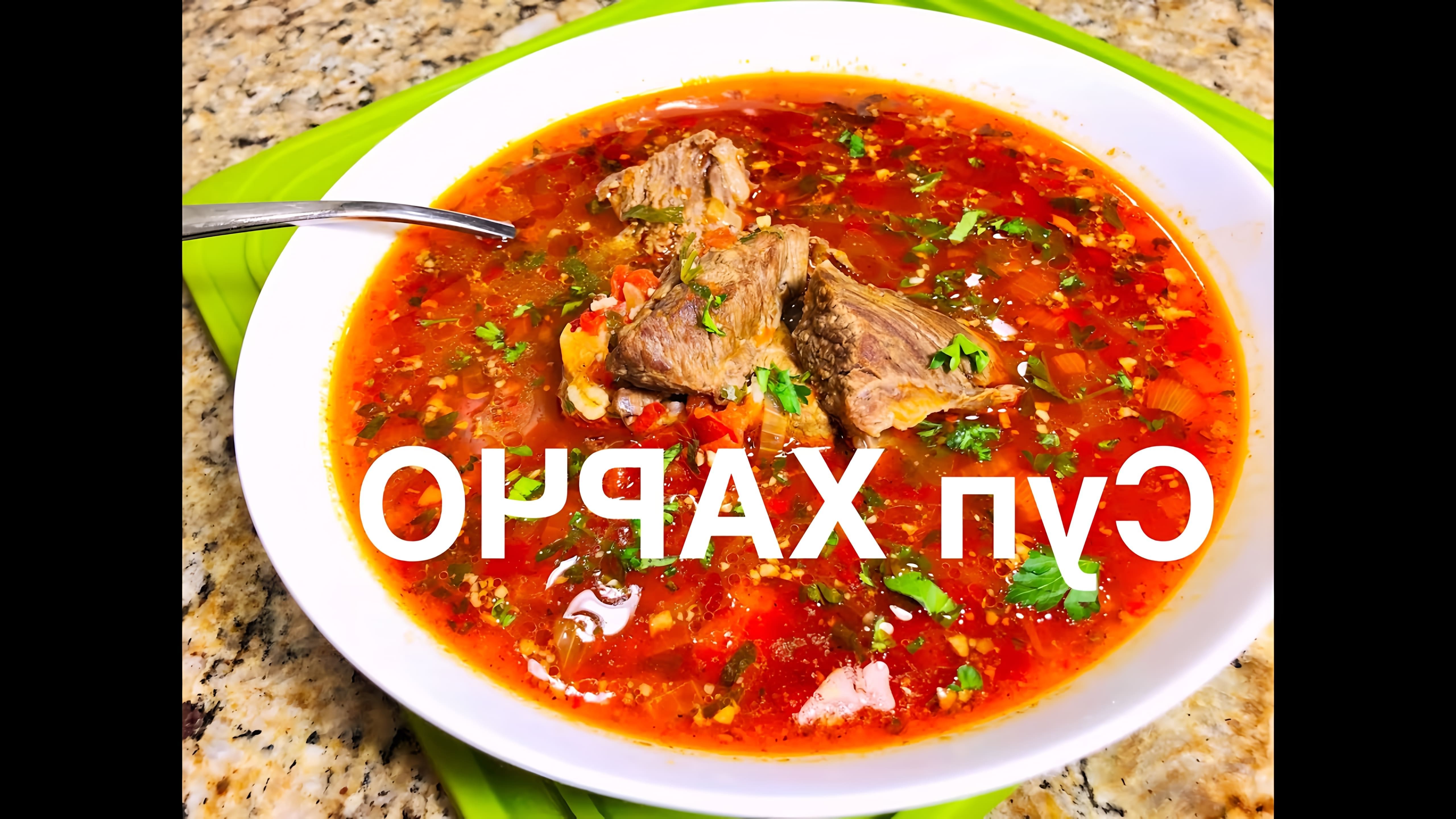 Видео как приготовить харчо, традиционный грузинский суп
