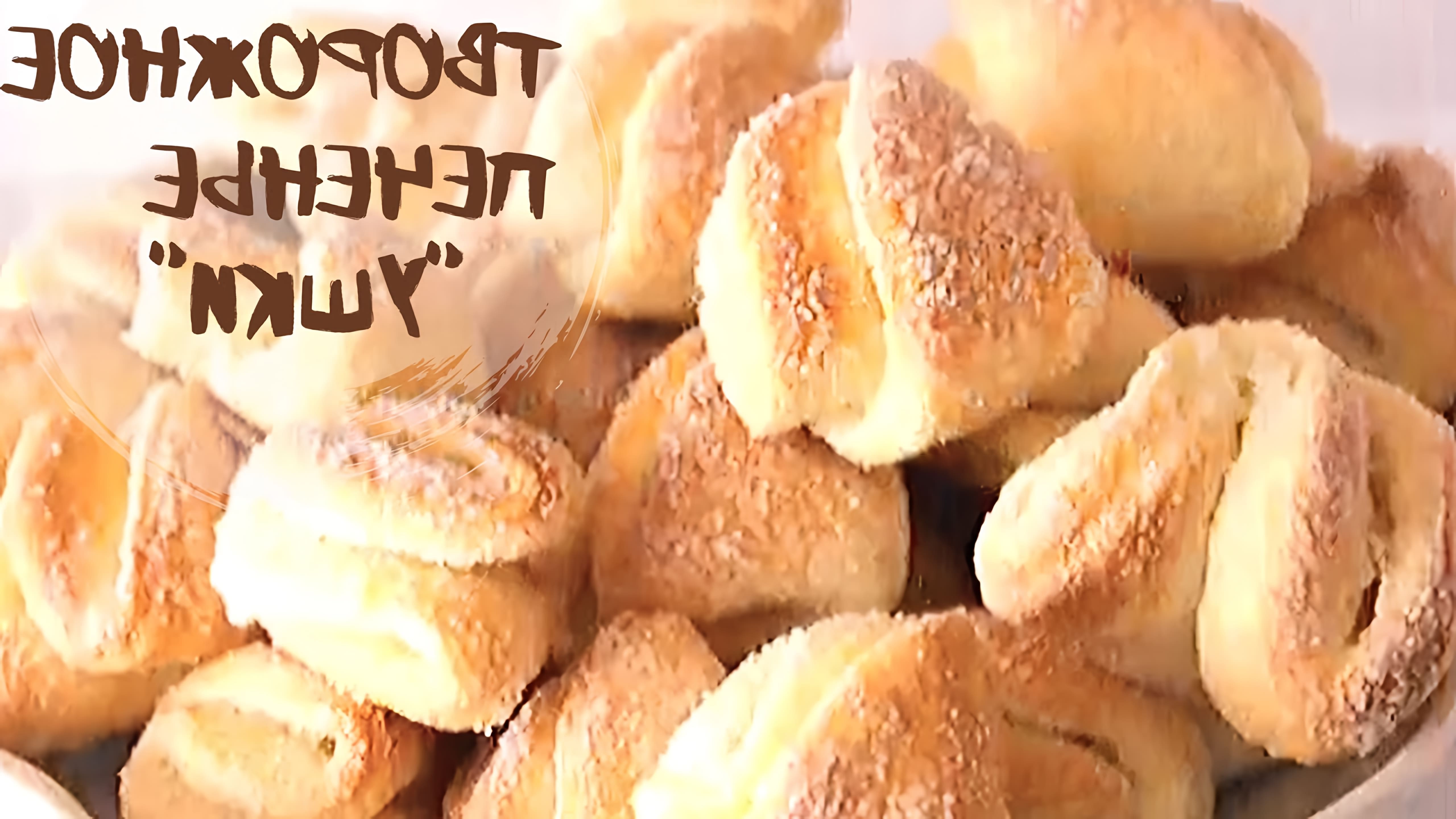 В этом видео демонстрируется рецепт приготовления домашнего печенья с творогом