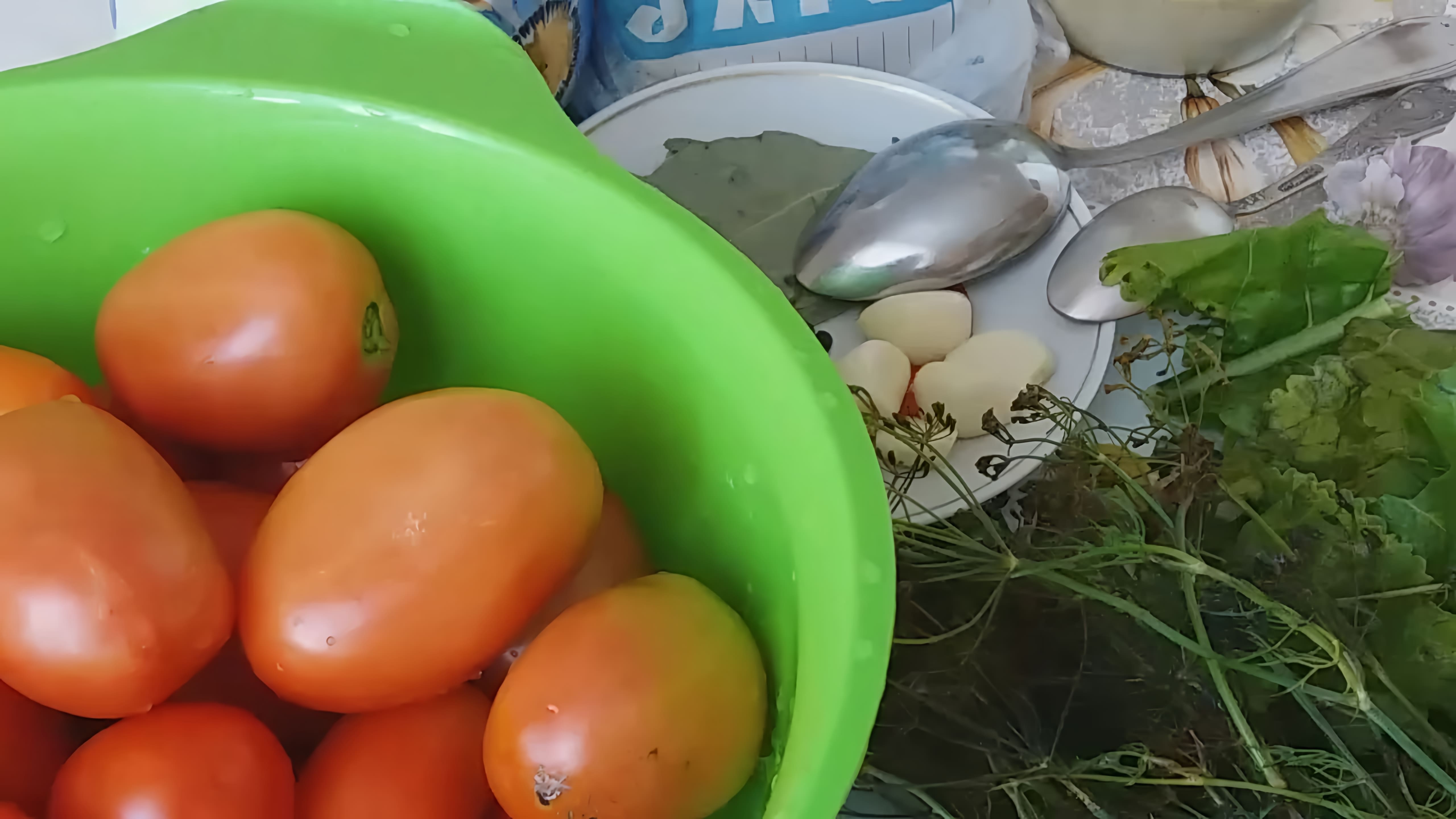 В данном видео-ролике будет показан процесс холодного засола зеленых и бурых помидор