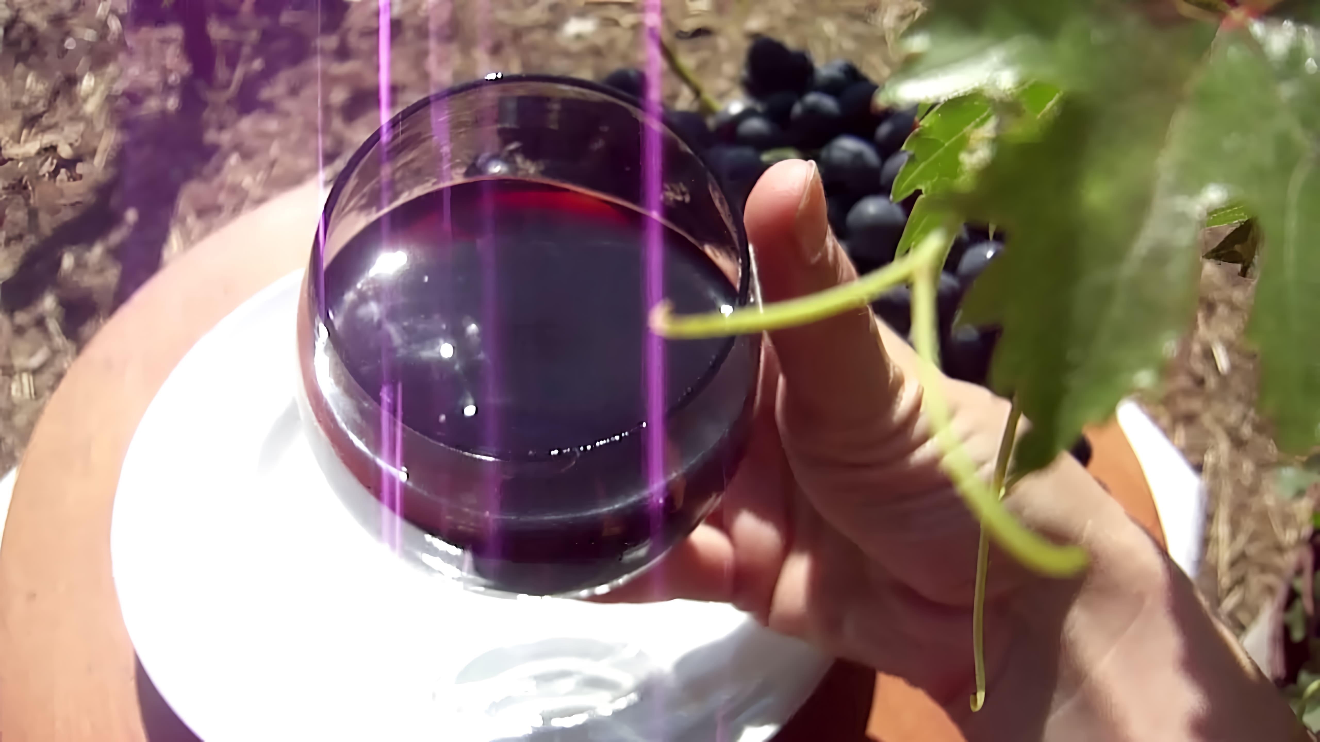 В этом видео рассказывается о простом рецепте домашнего вина Кагор
