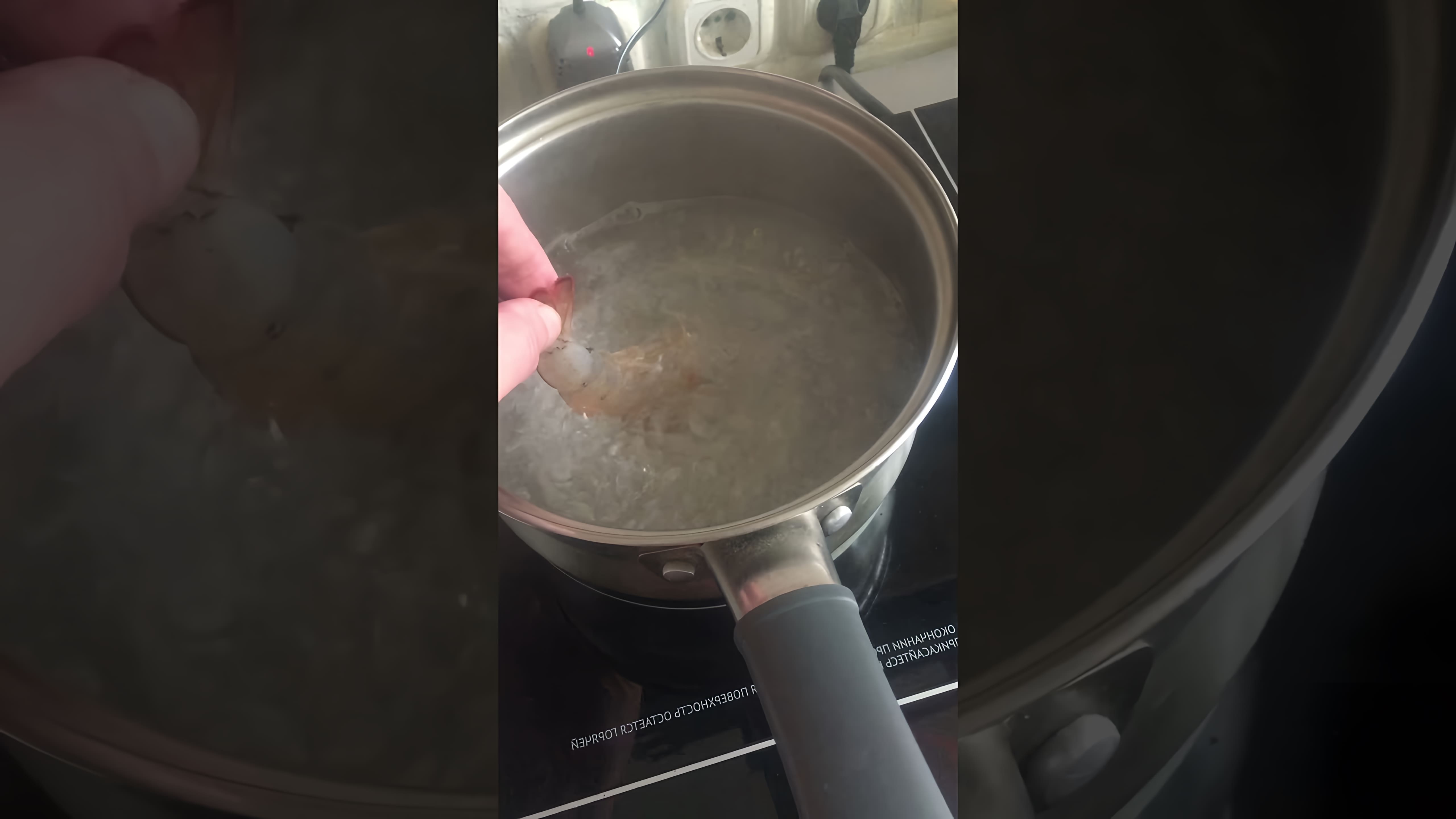В этом видео-ролике рассказывается о том, как правильно варить креветки, чтобы они были вкусными и сочными
