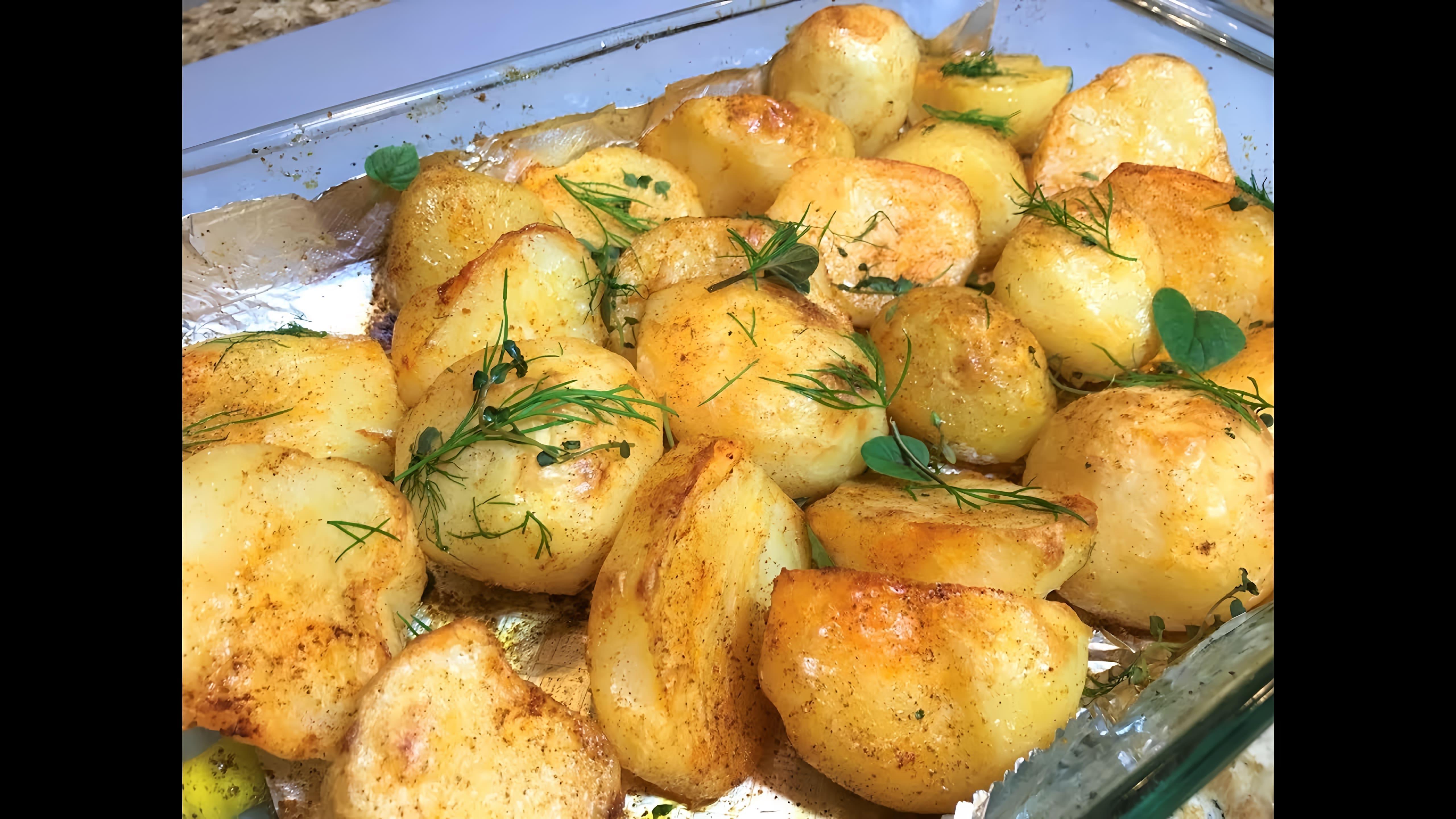 Картофель в Духовке по-простому, результат СУПЕР! Этот рецепт самого вкусного картофеля в духовке всегда получается... 