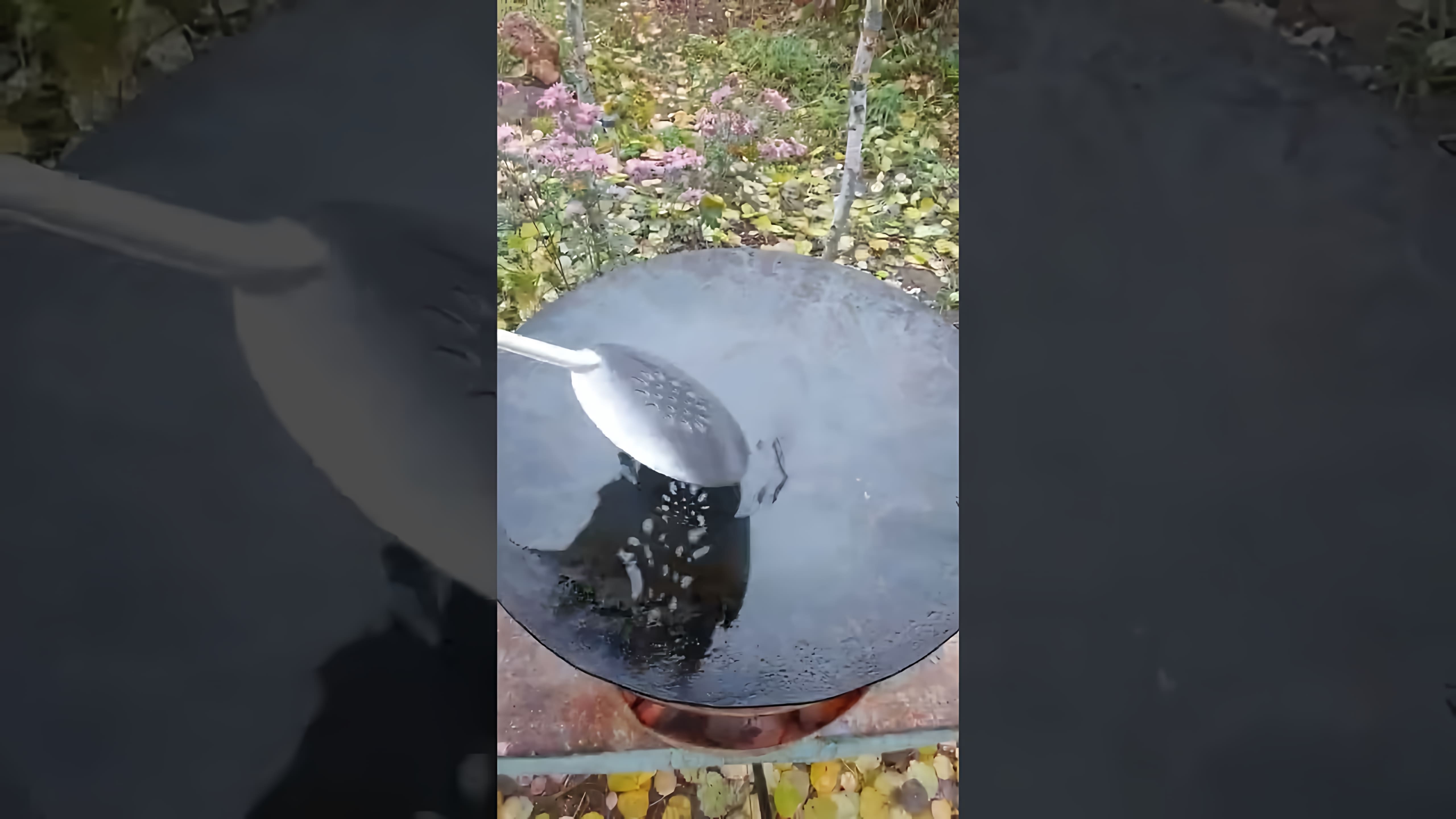 "Рыба корюшка на садже" - это видео-ролик, который демонстрирует процесс приготовления рыбы корюшки на садже