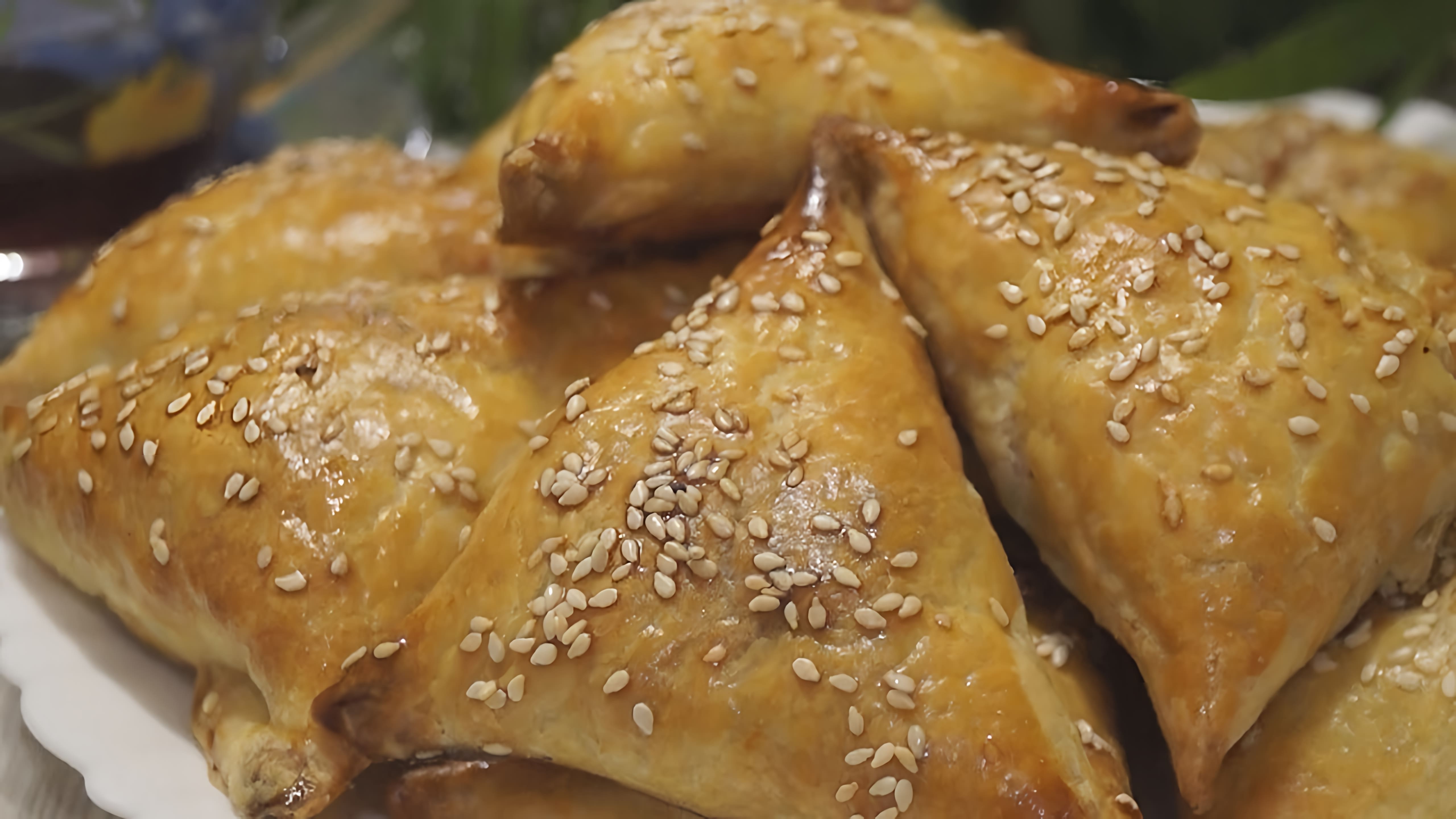 В этом видео демонстрируется простой рецепт домашней самсы с курицей