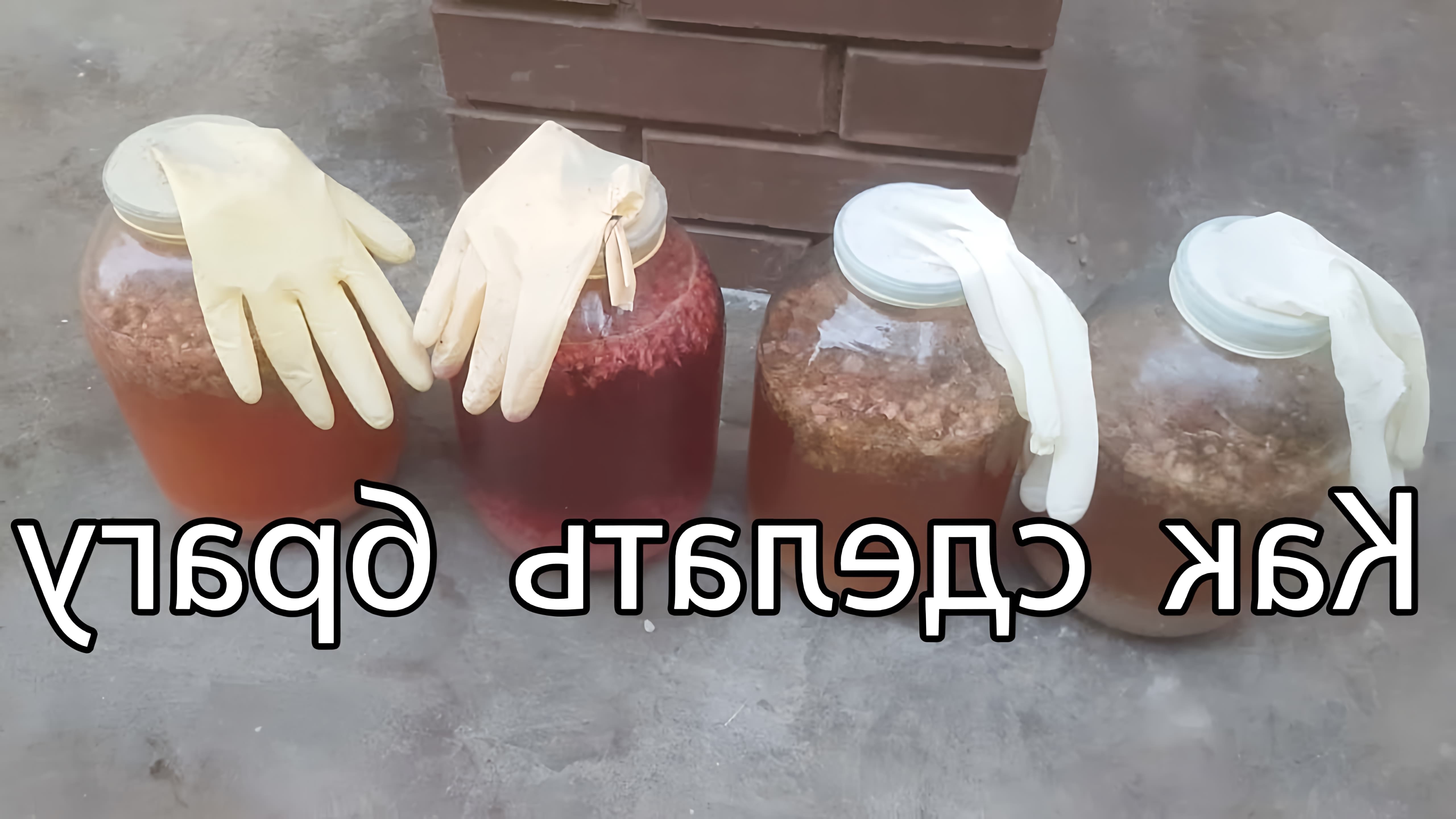 В этом видео рассказывается о том, как сделать брагу по-советски