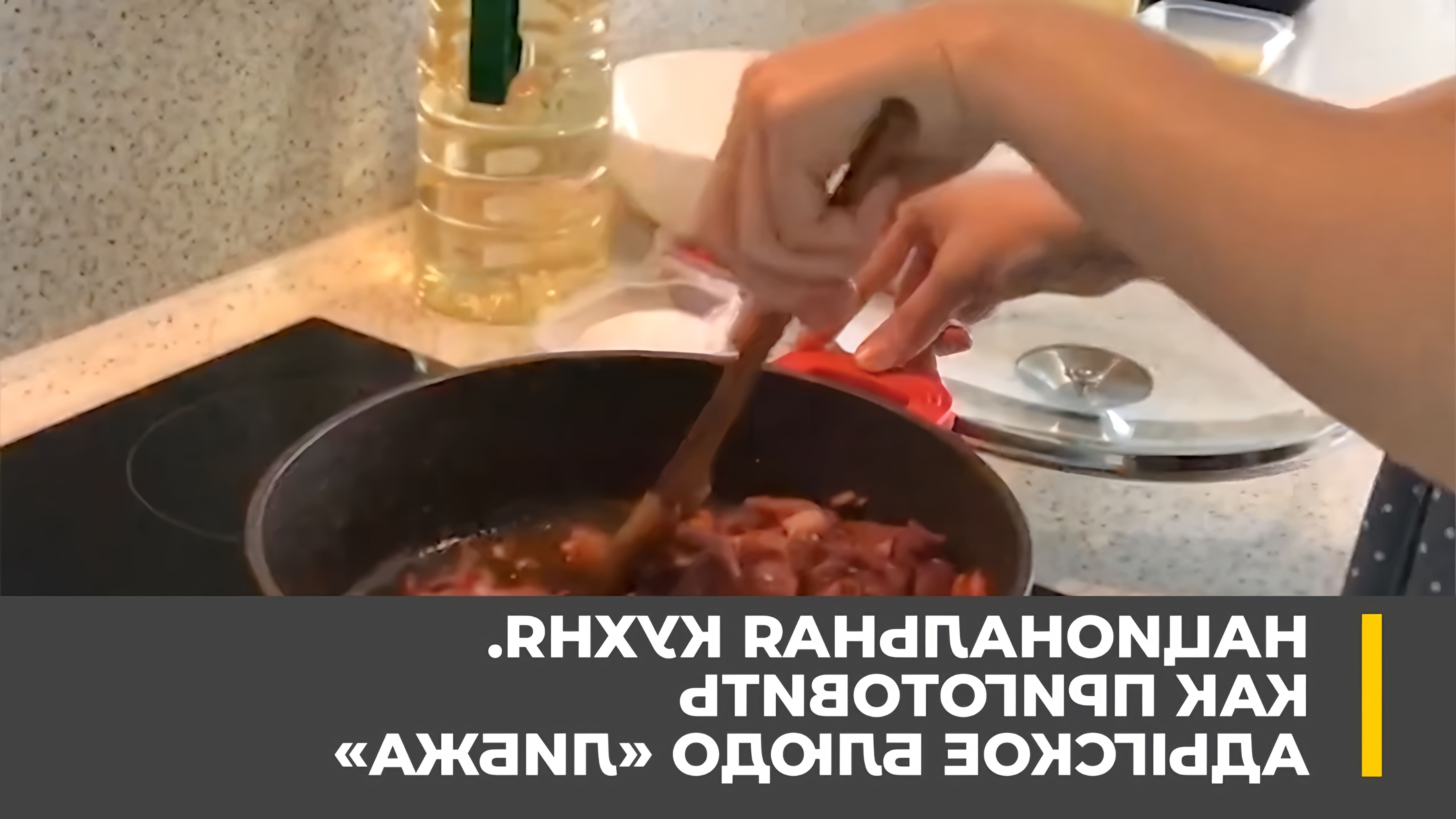 В этом видео рассказывается о национальной кухне и показан рецепт приготовления адыгского блюда "Либжа"