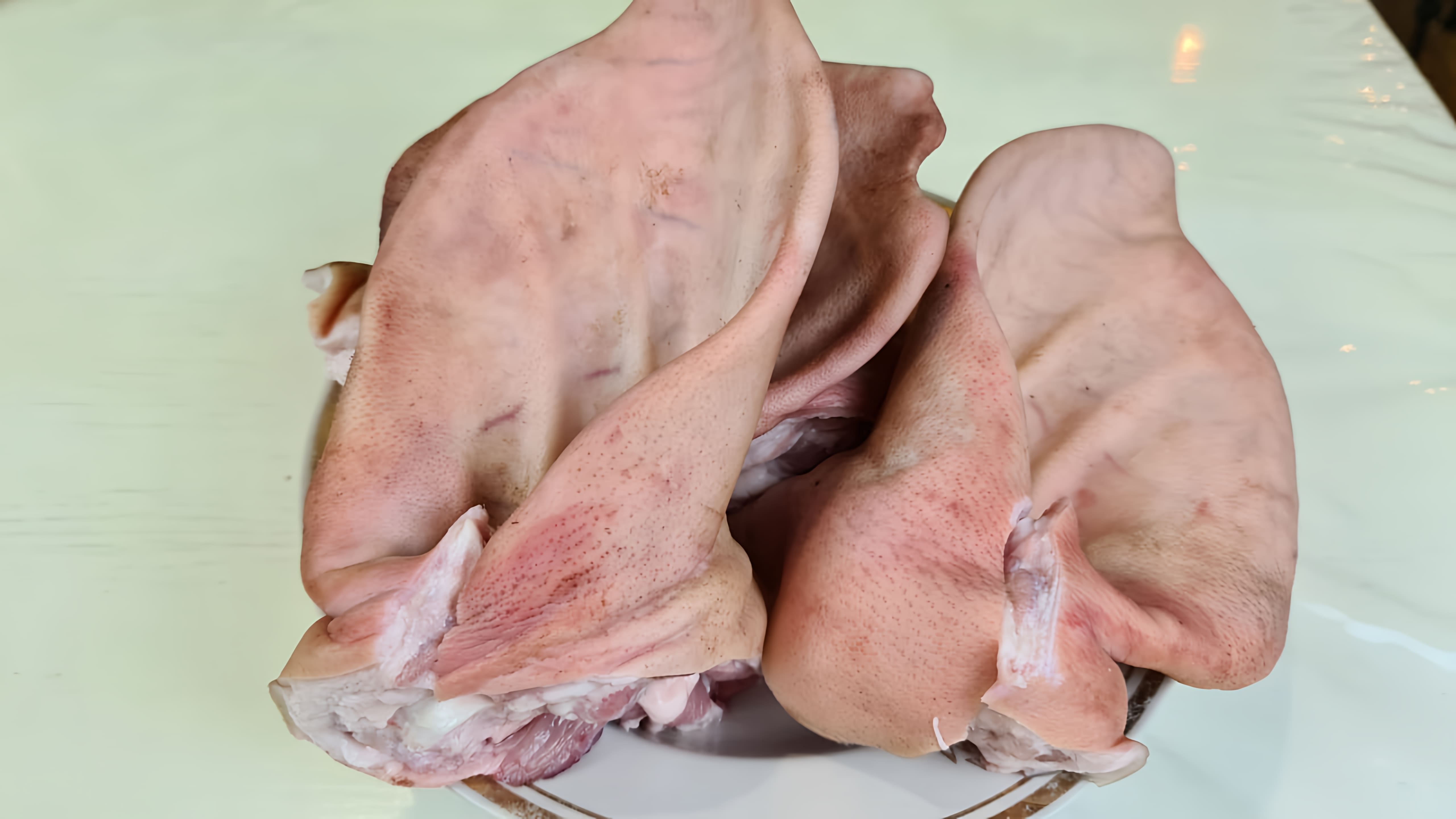 В этом видео-ролике рассказывается о том, как приготовить свиные уши, которые не только вкусные, но и полезные