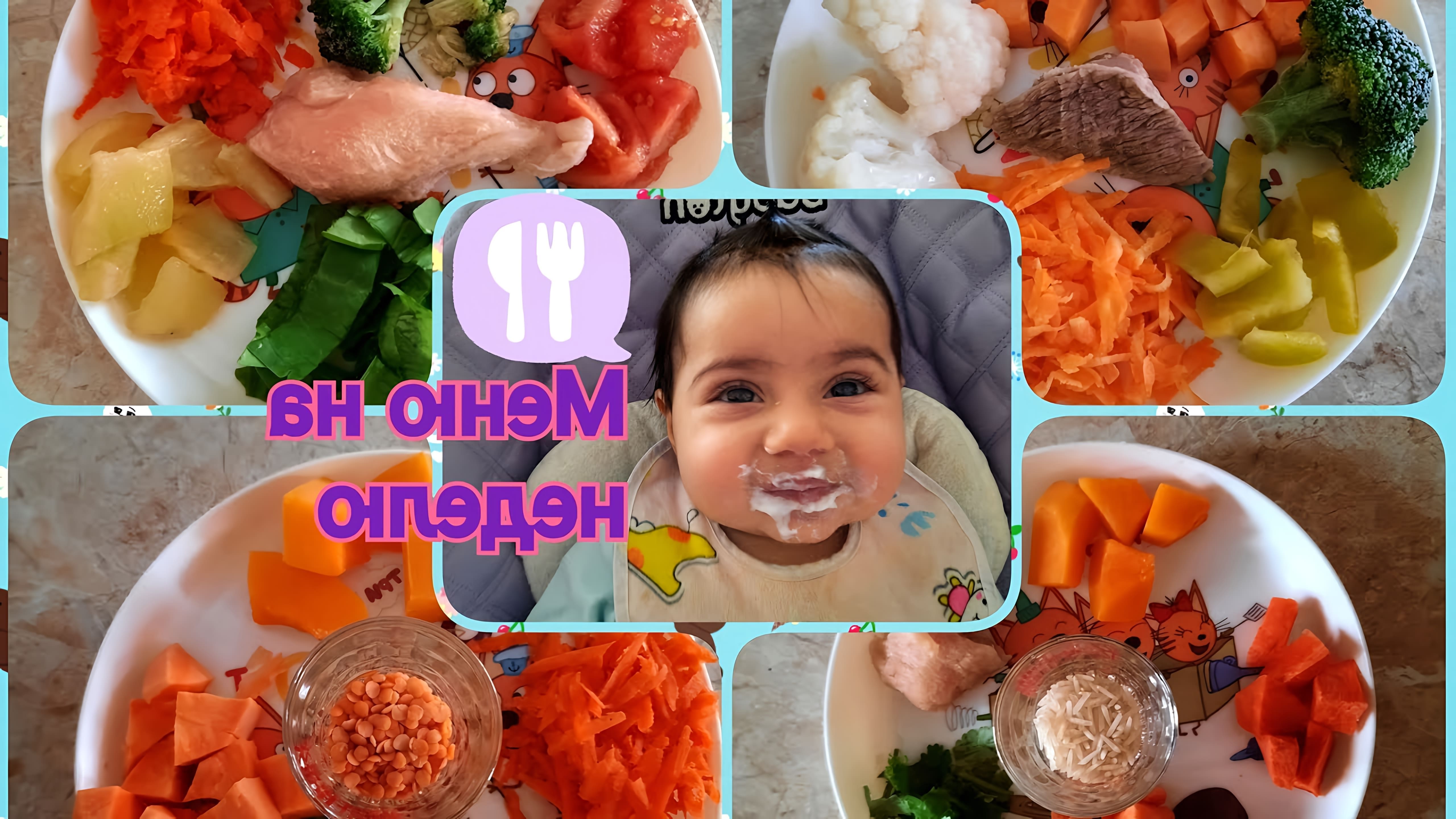 В этом видео мама делится рецептами блюд для ребенка в 10 месяцев