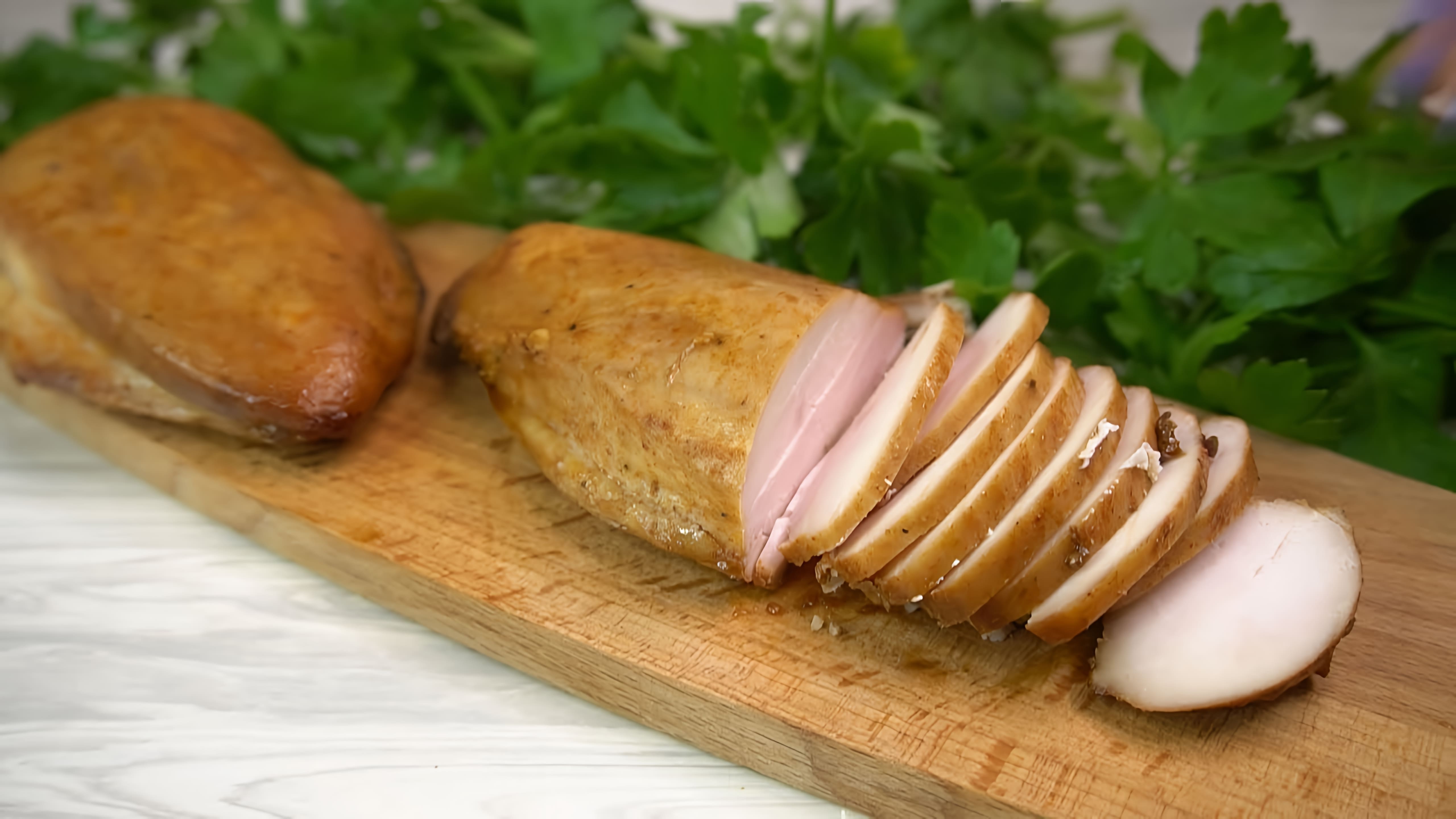 В этом видео демонстрируется простой и быстрый рецепт приготовления куриной грудки