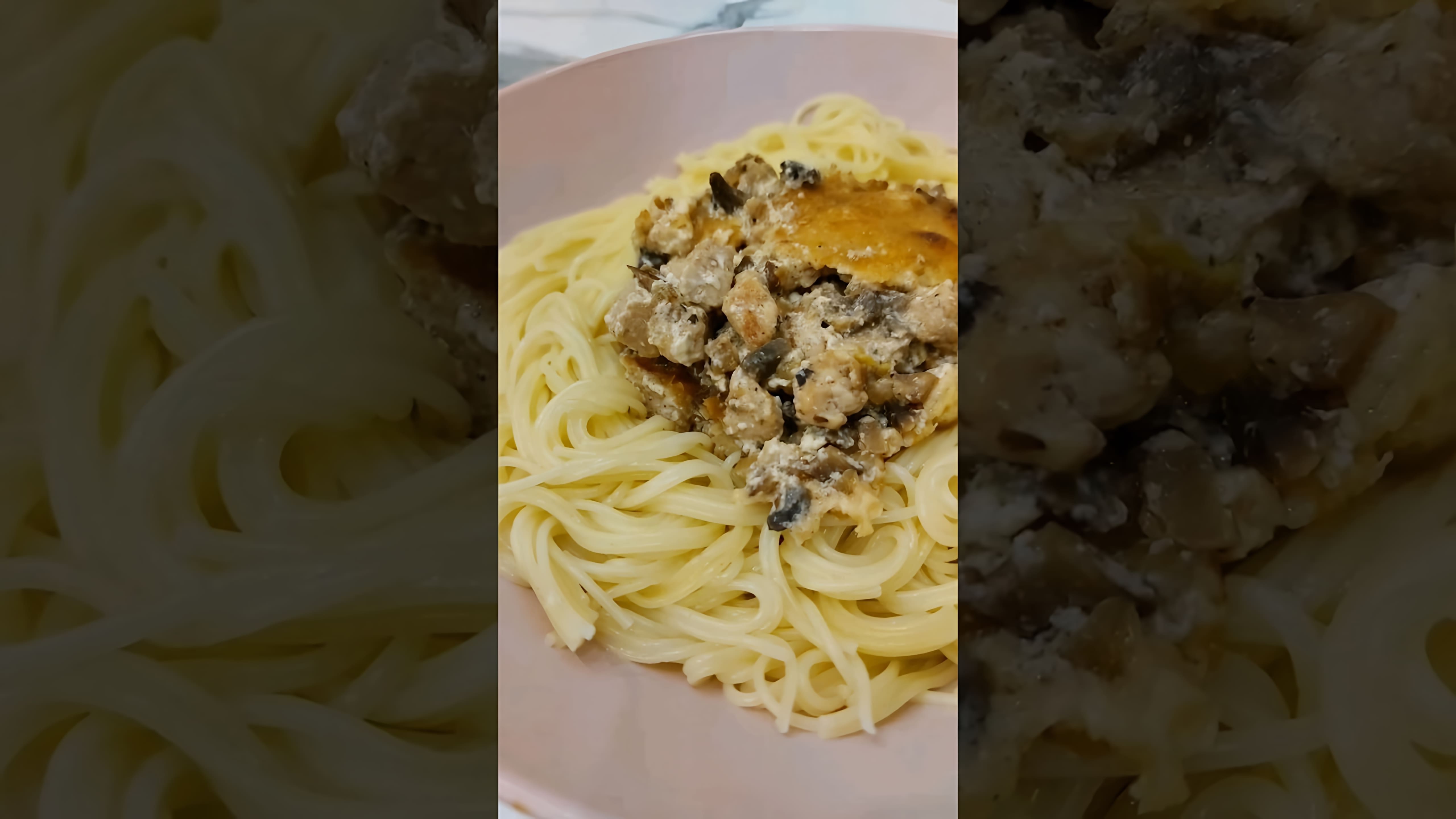 В этом видео-ролике вы увидите, как приготовить вкусный и быстрый ужин - жульен с курицей и грибами