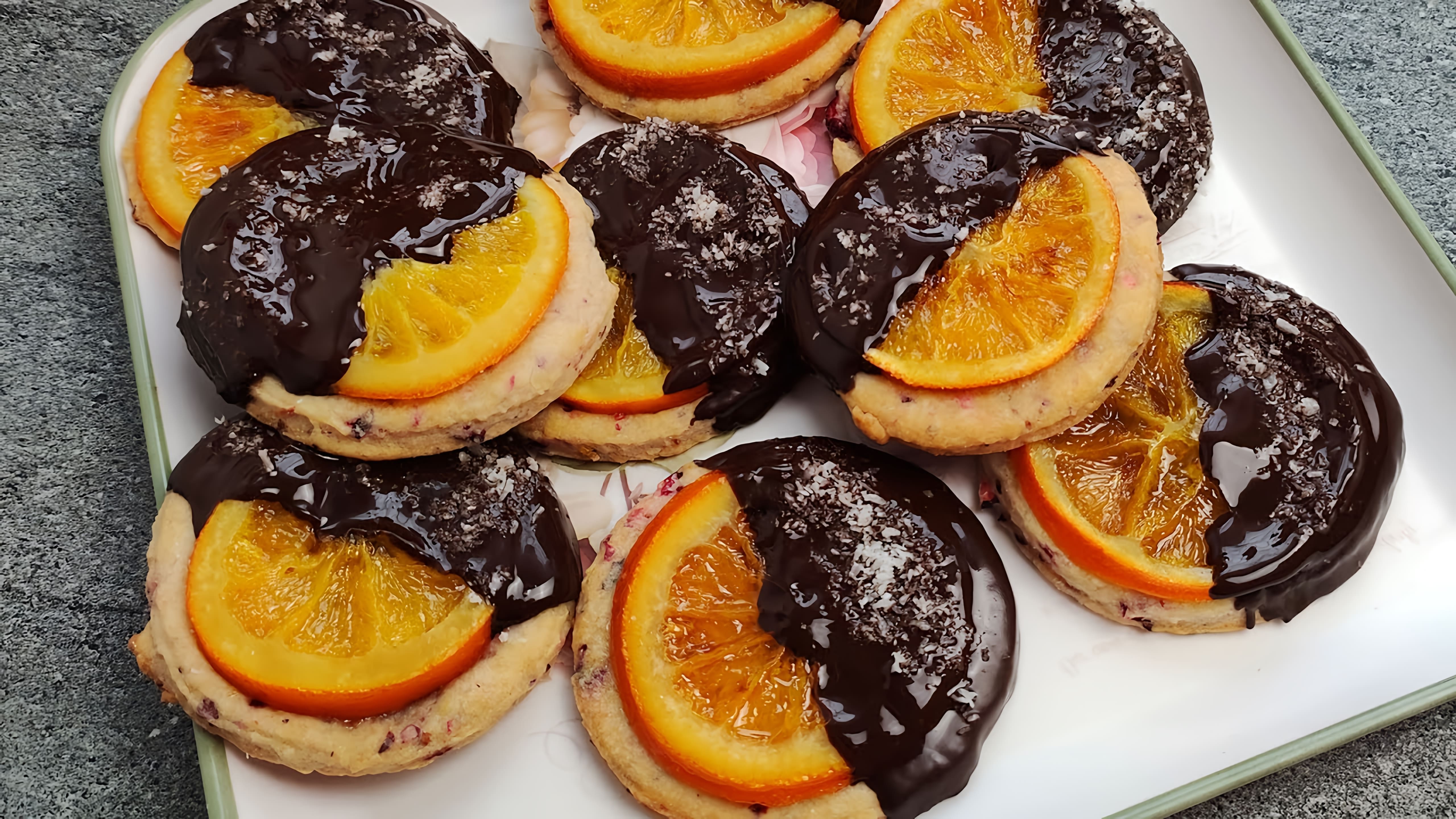В этом видео Елена готовит уникальное печенье с апельсином и клюквой в шоколаде