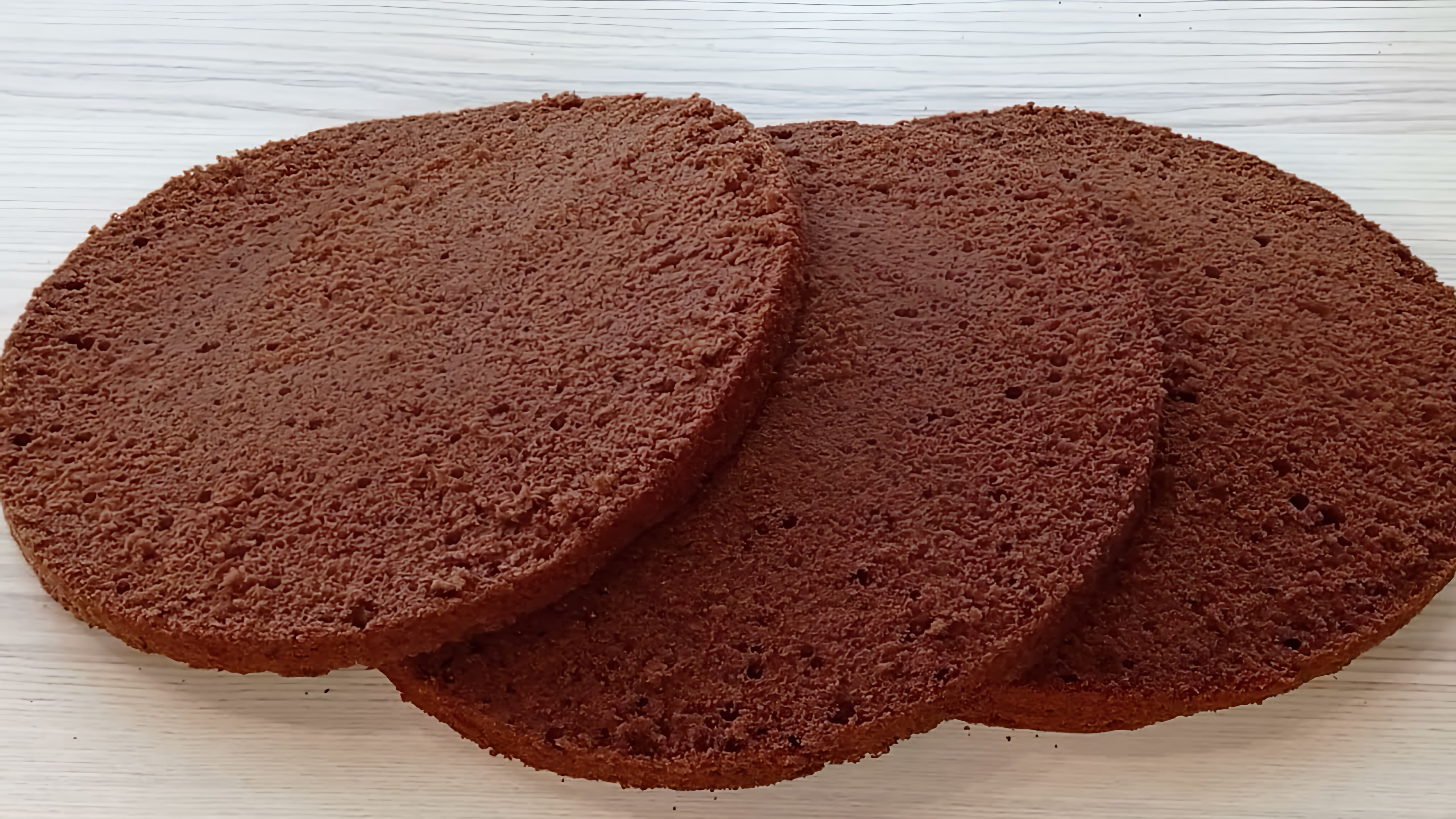 В этом видео демонстрируется рецепт шоколадного бисквита, который выпекается в газовой духовке
