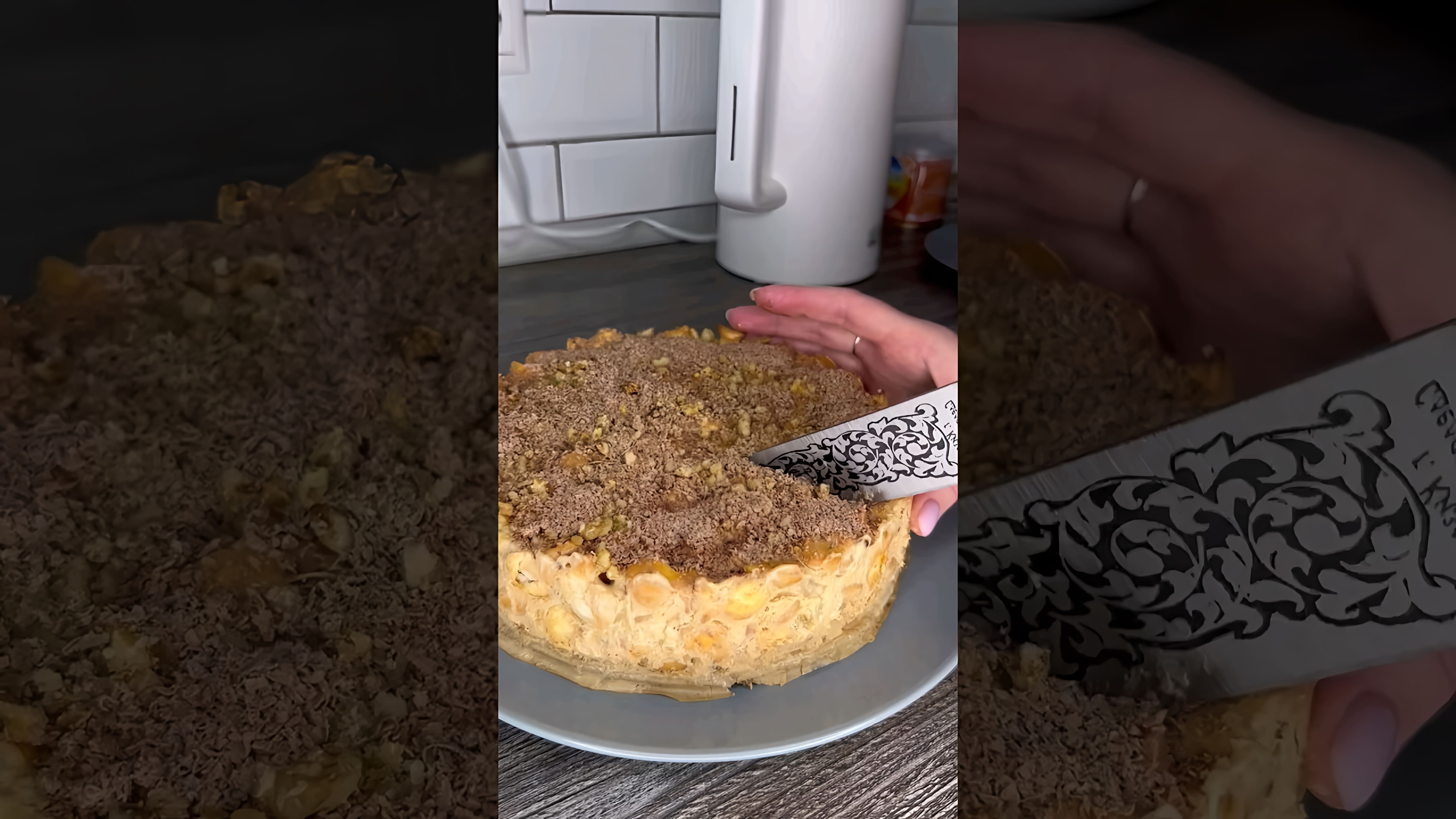 Видео рецепт непеченого торта, который можно приготовить за пять минут