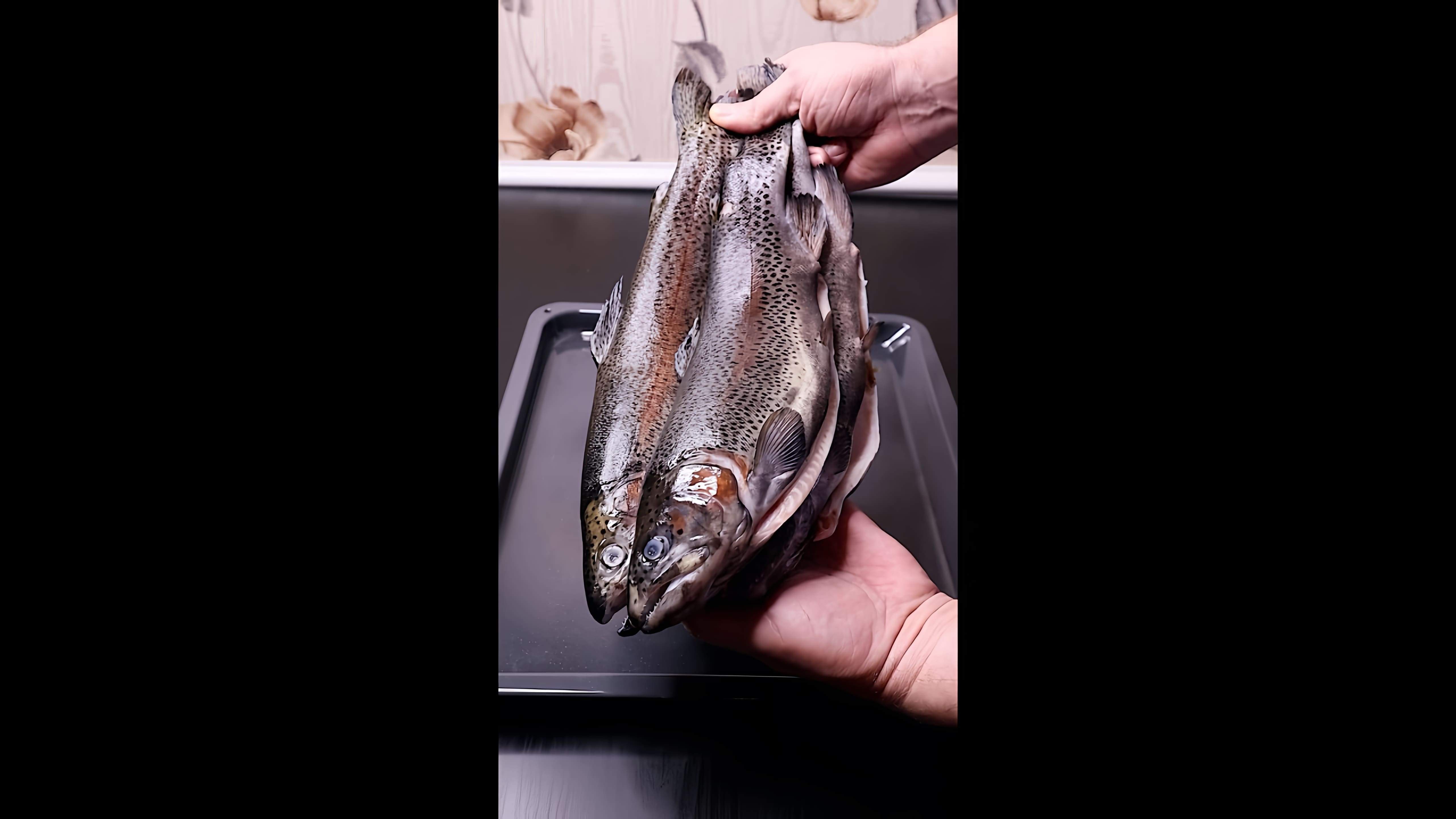 В этом видео-ролике вы увидите, как приготовить вкусную запеченную форель в духовке