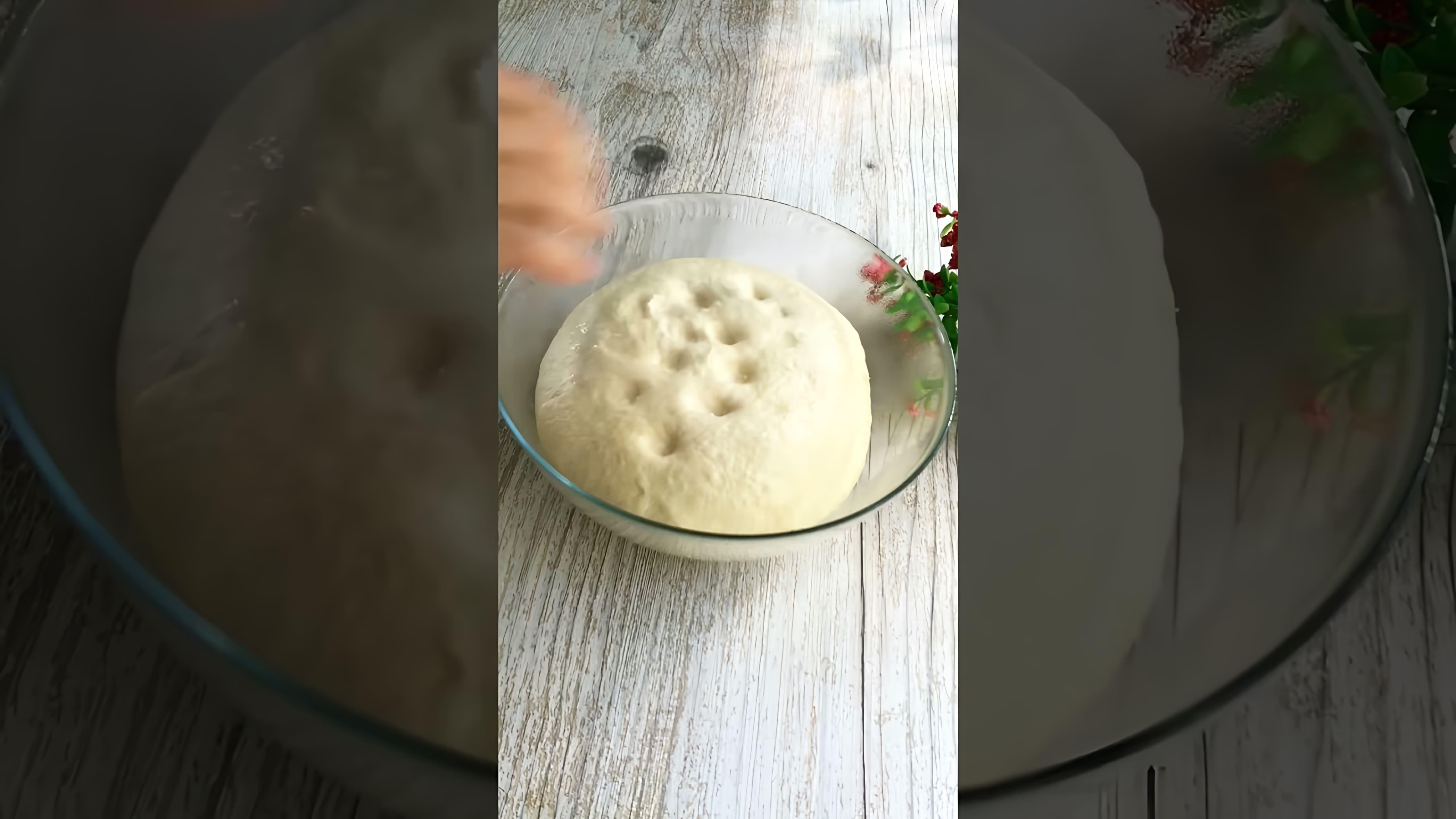 В этом видео демонстрируется процесс приготовления мгновенного дрожжевого теста для пирожков за 20 минут