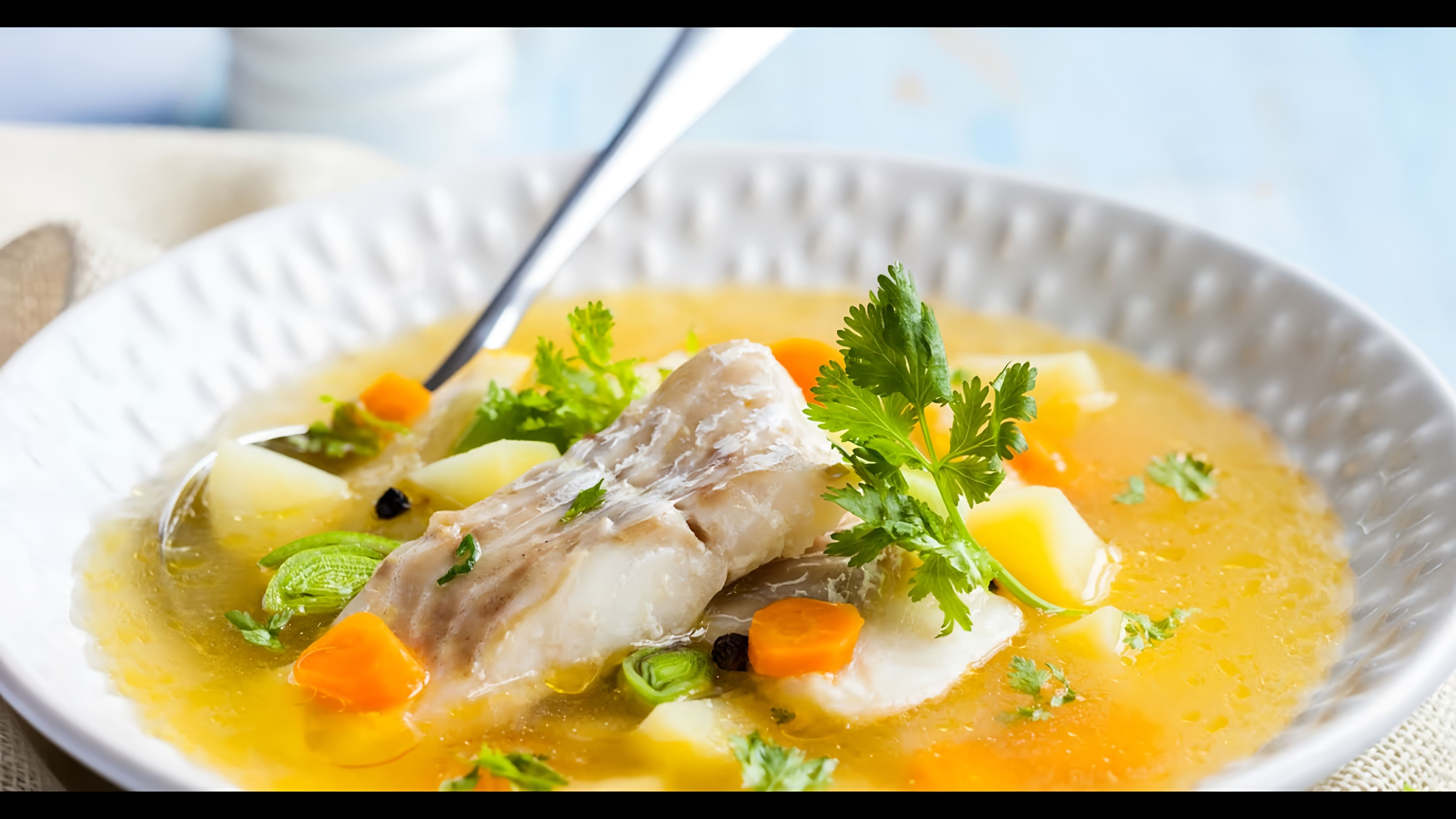 В этом видео демонстрируется процесс приготовления рыбного супа