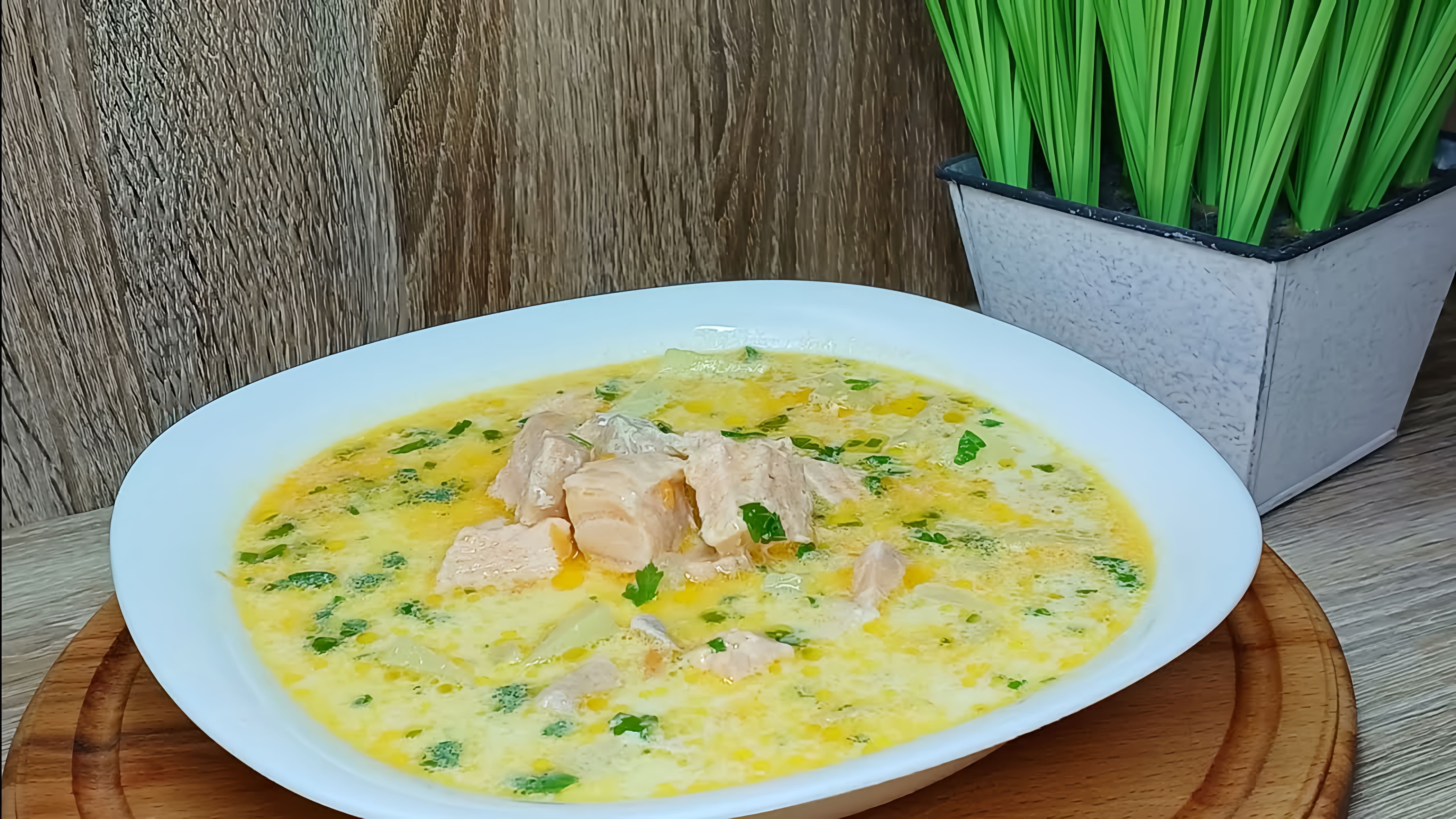 Сырный суп с красной рыбой - это вкусное и питательное блюдо, которое можно приготовить в домашних условиях
