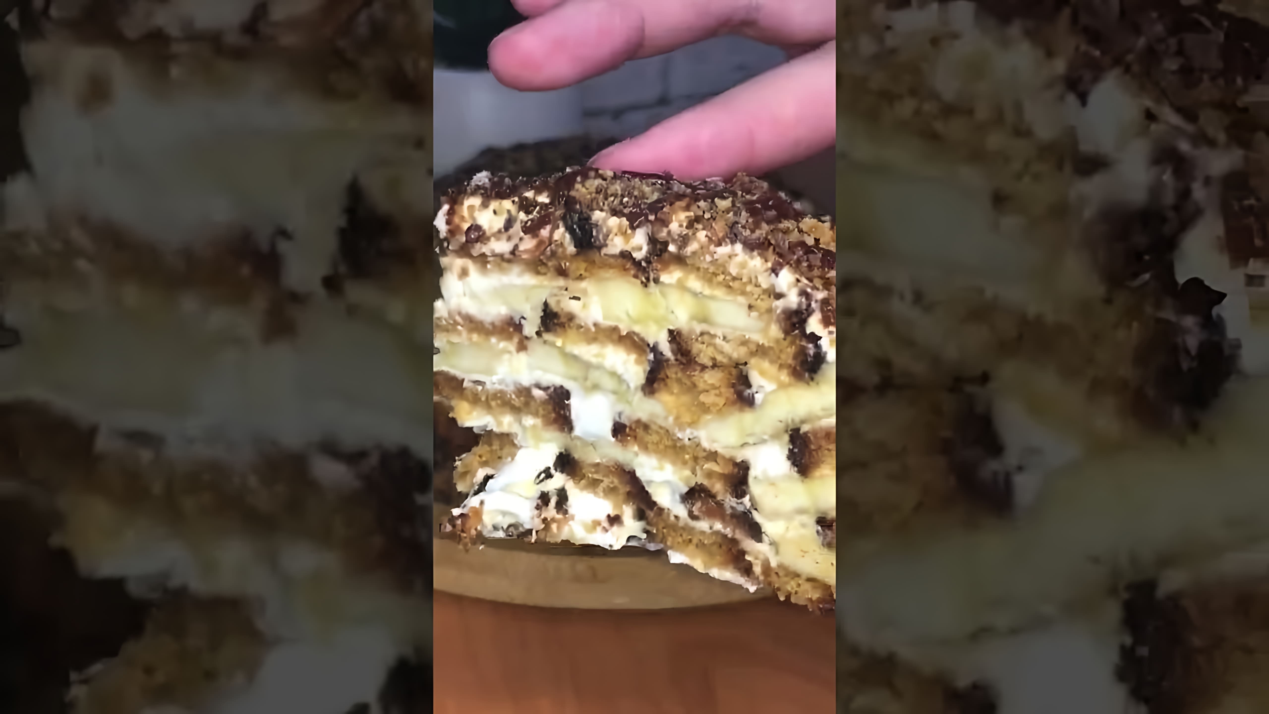 В этом видео-ролике будет показан полный рецепт приготовления торта из пряников