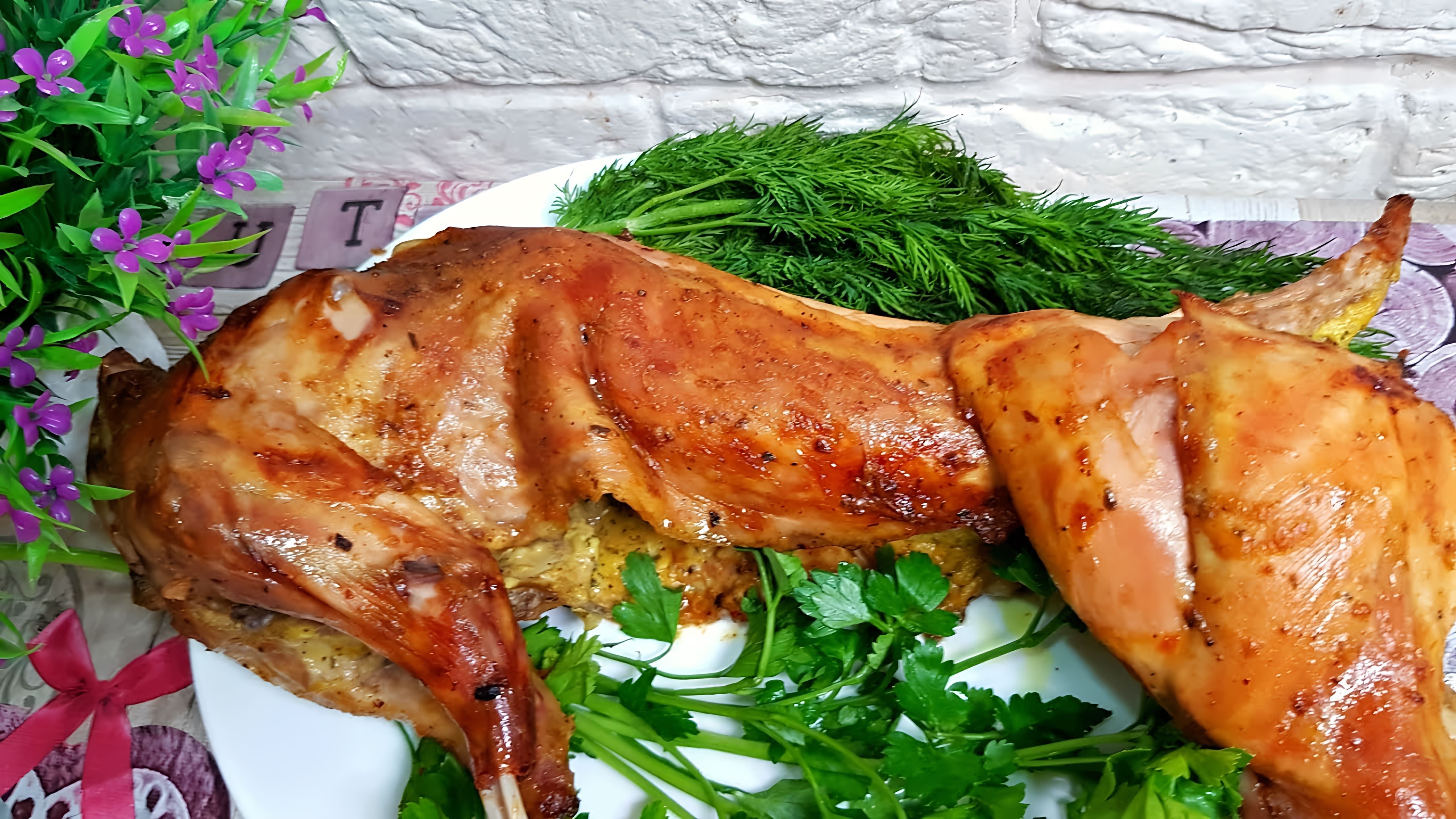 Видео рецепт жареного кролика, который идеально подойдет для праздничного стола или любого приема пищи