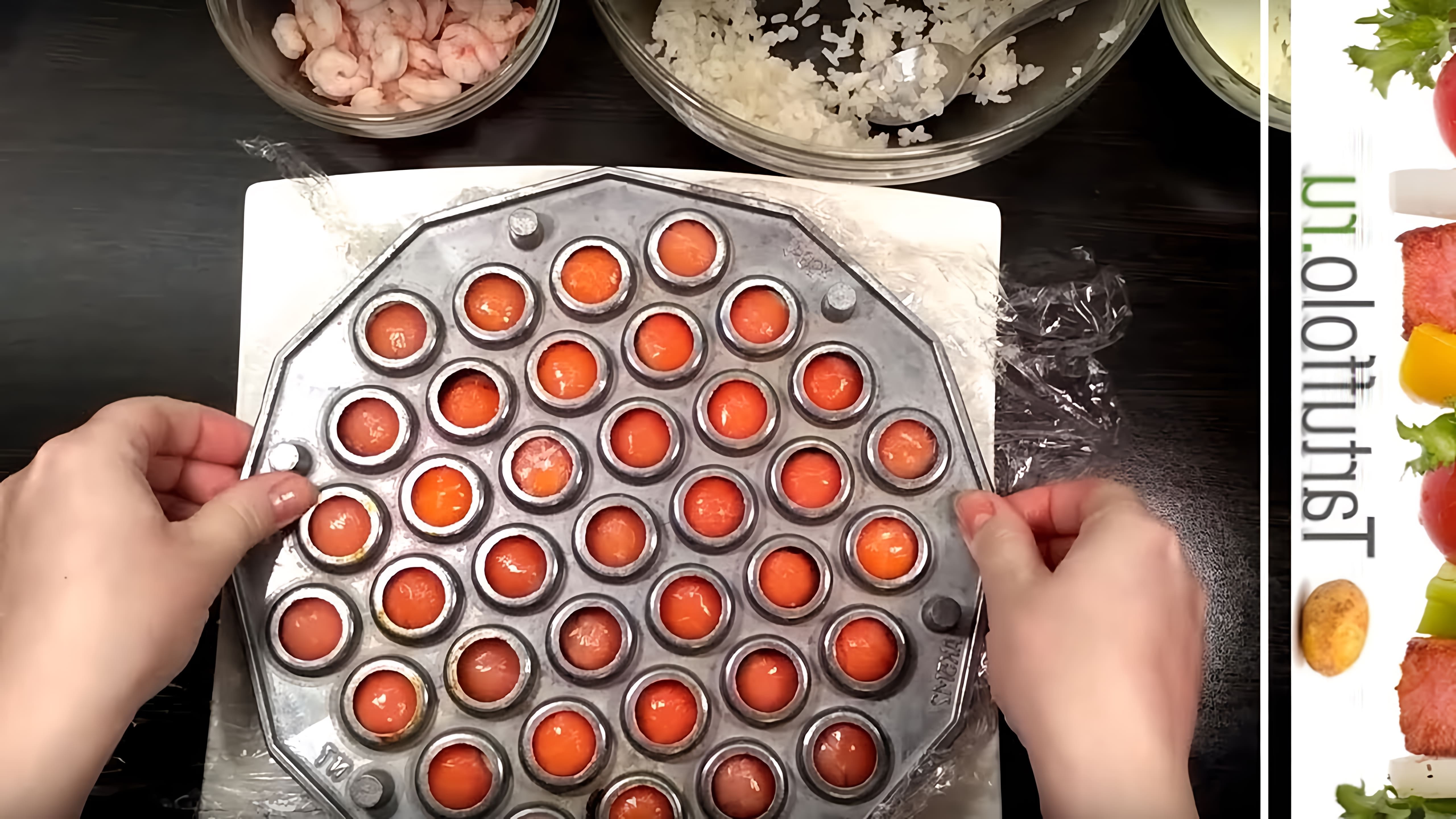В этом видео демонстрируется рецепт приготовления суши по-сибирски