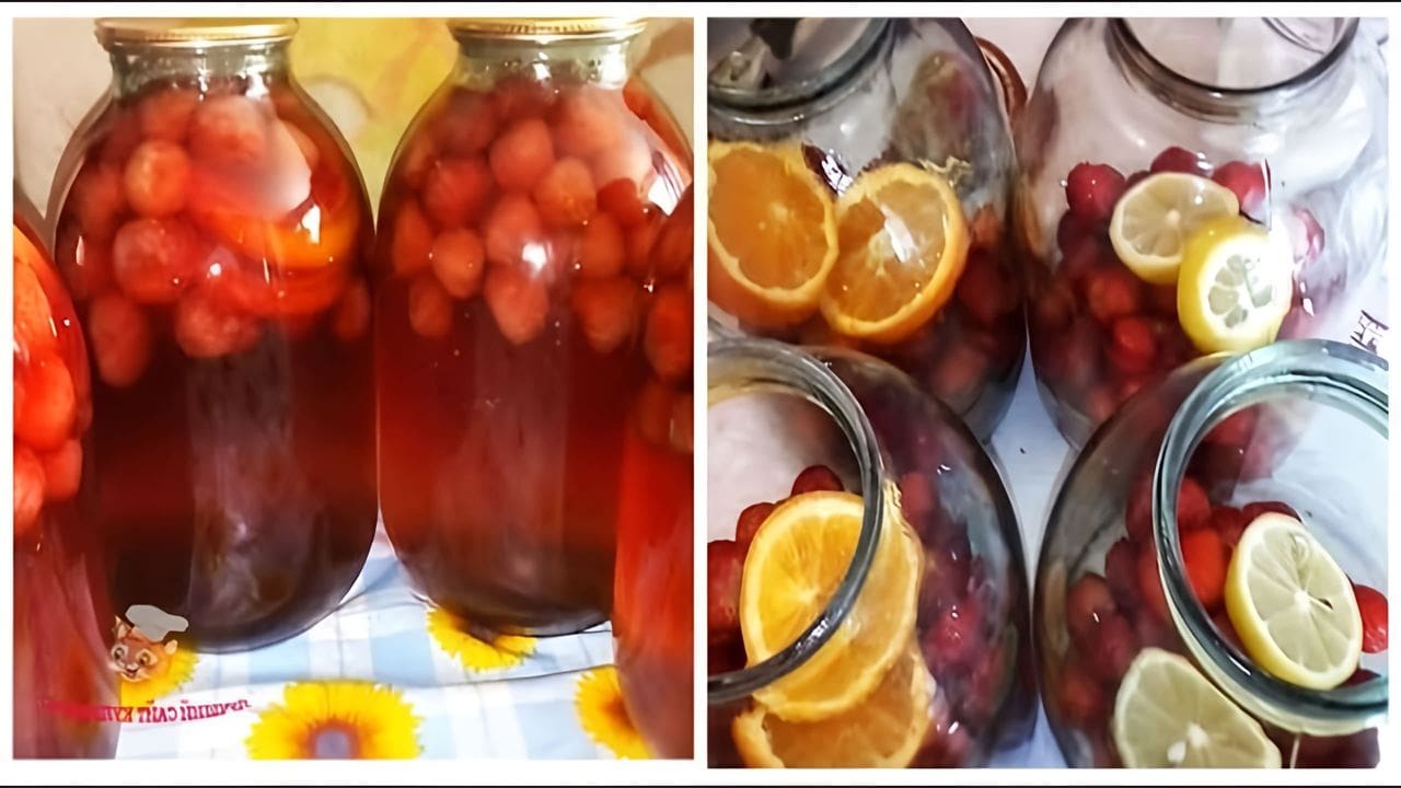 Компот на зиму из ягод и фруктов. Клубничный компот. компот клубника с апельсином. компот с клубники на зиму.